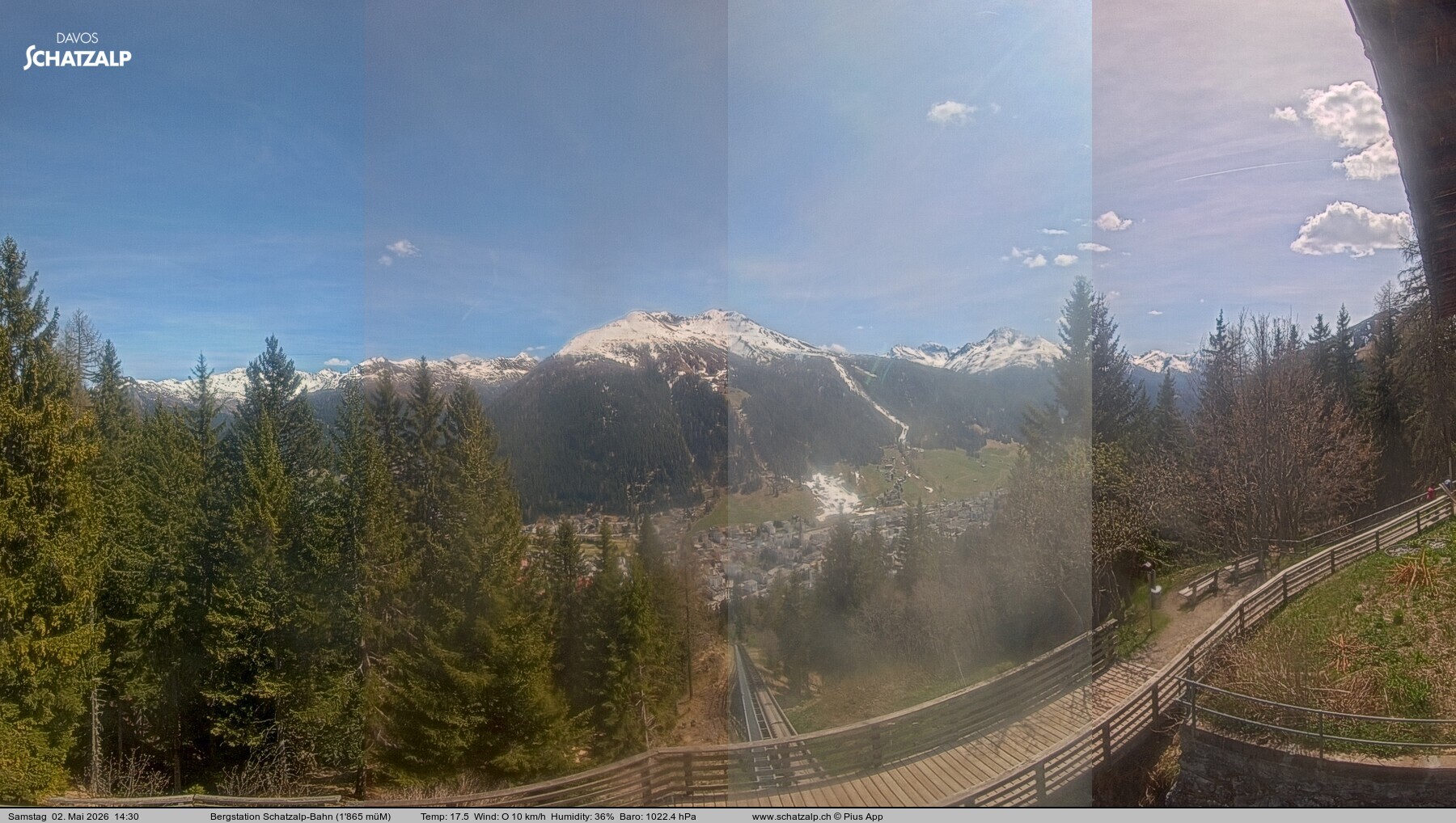 Archiv Foto Webcam Schatzalp
