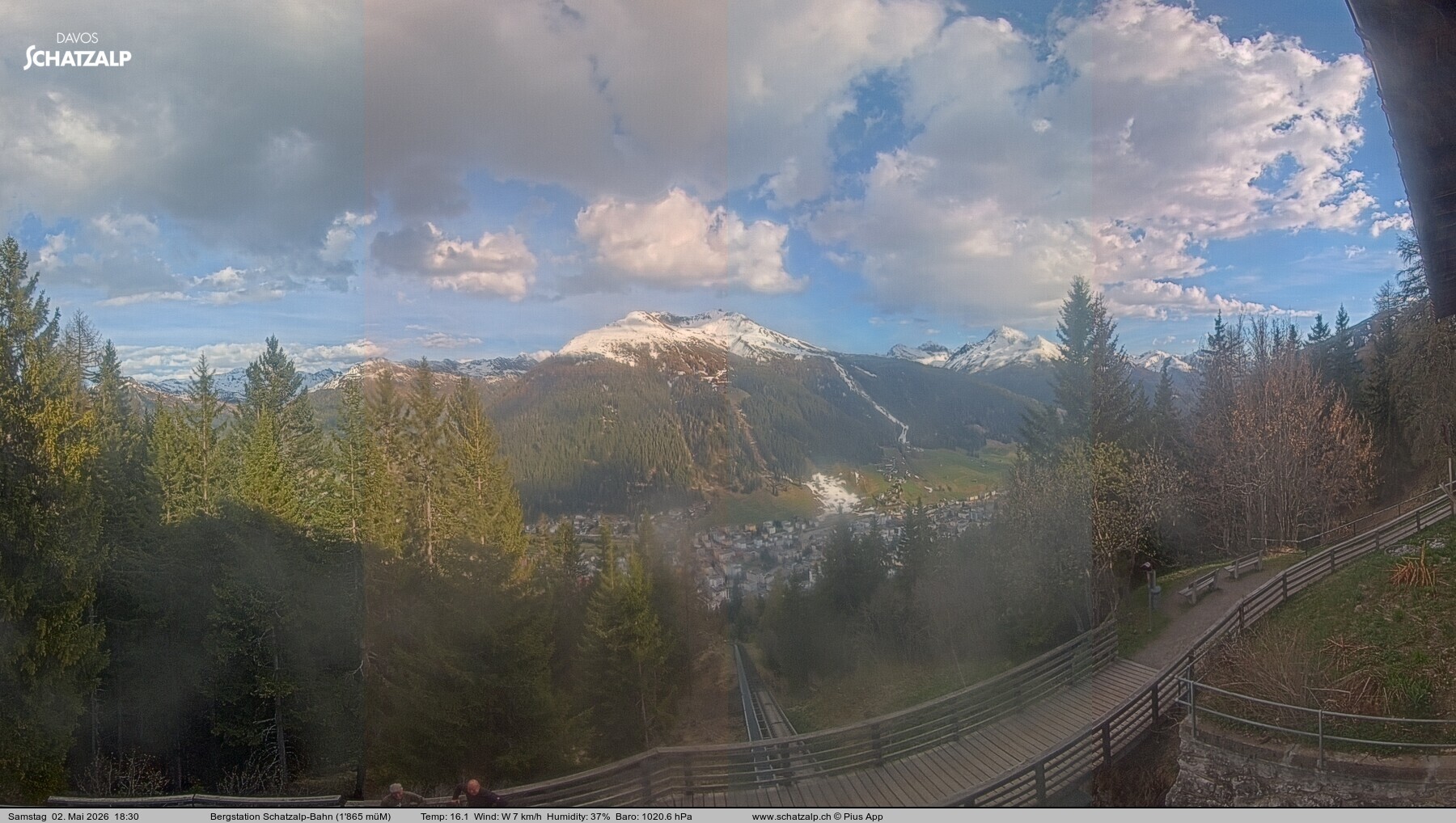 Archiv Foto Webcam Schatzalp