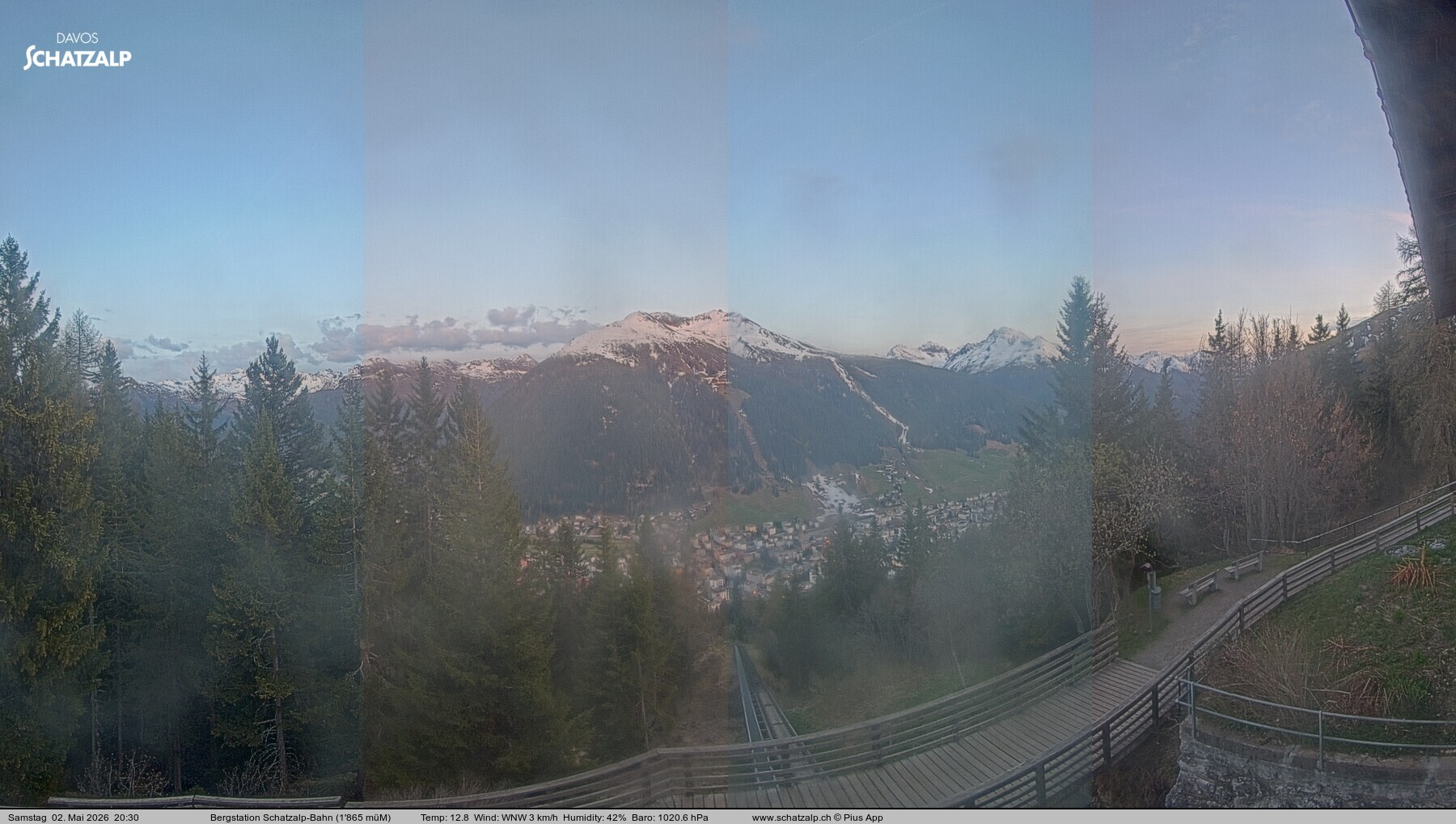 Archiv Foto Webcam Schatzalp