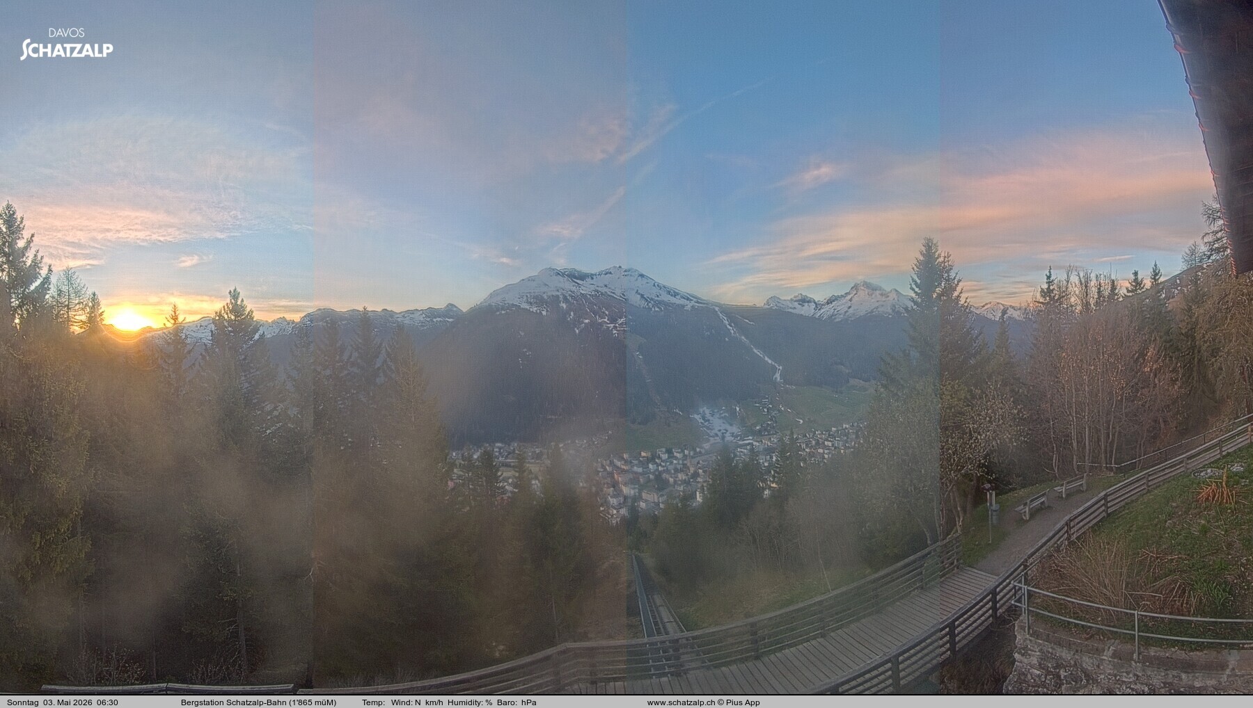 Archiv Foto Webcam Schatzalp