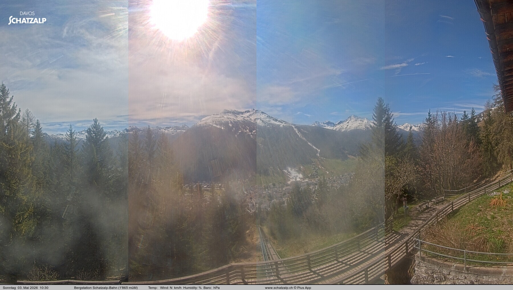 Archiv Foto Webcam Schatzalp