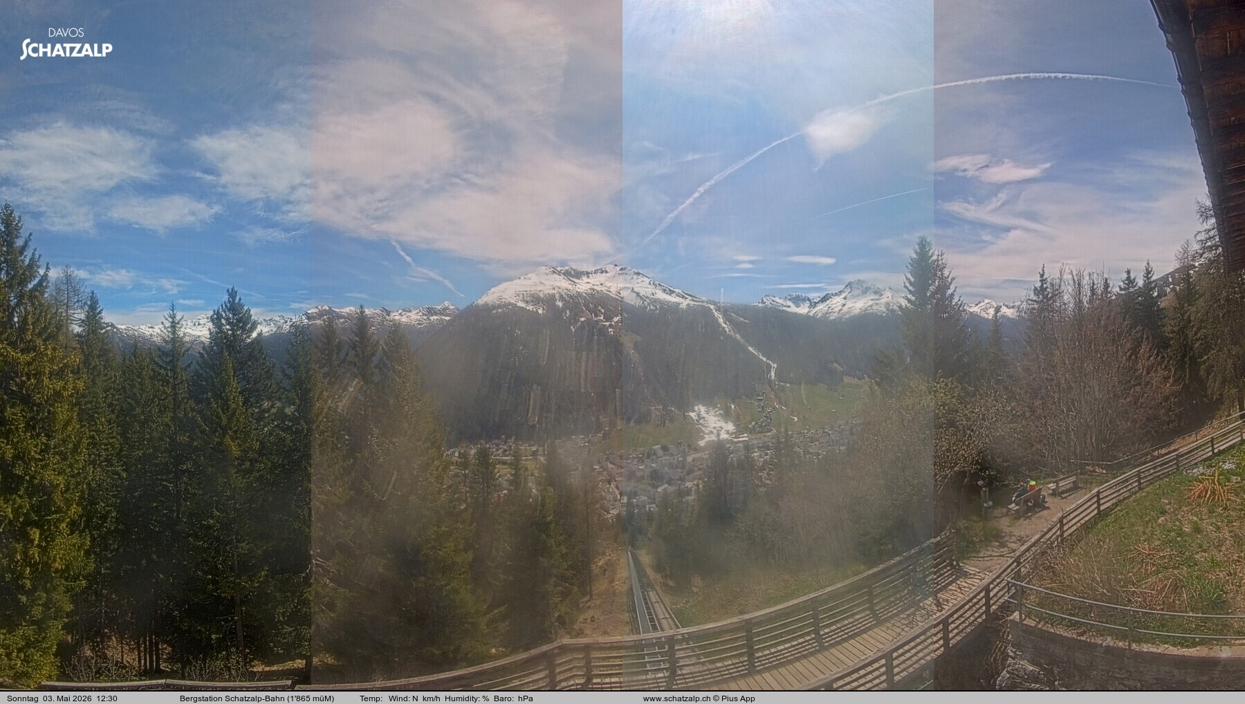 Archiv Foto Webcam Schatzalp