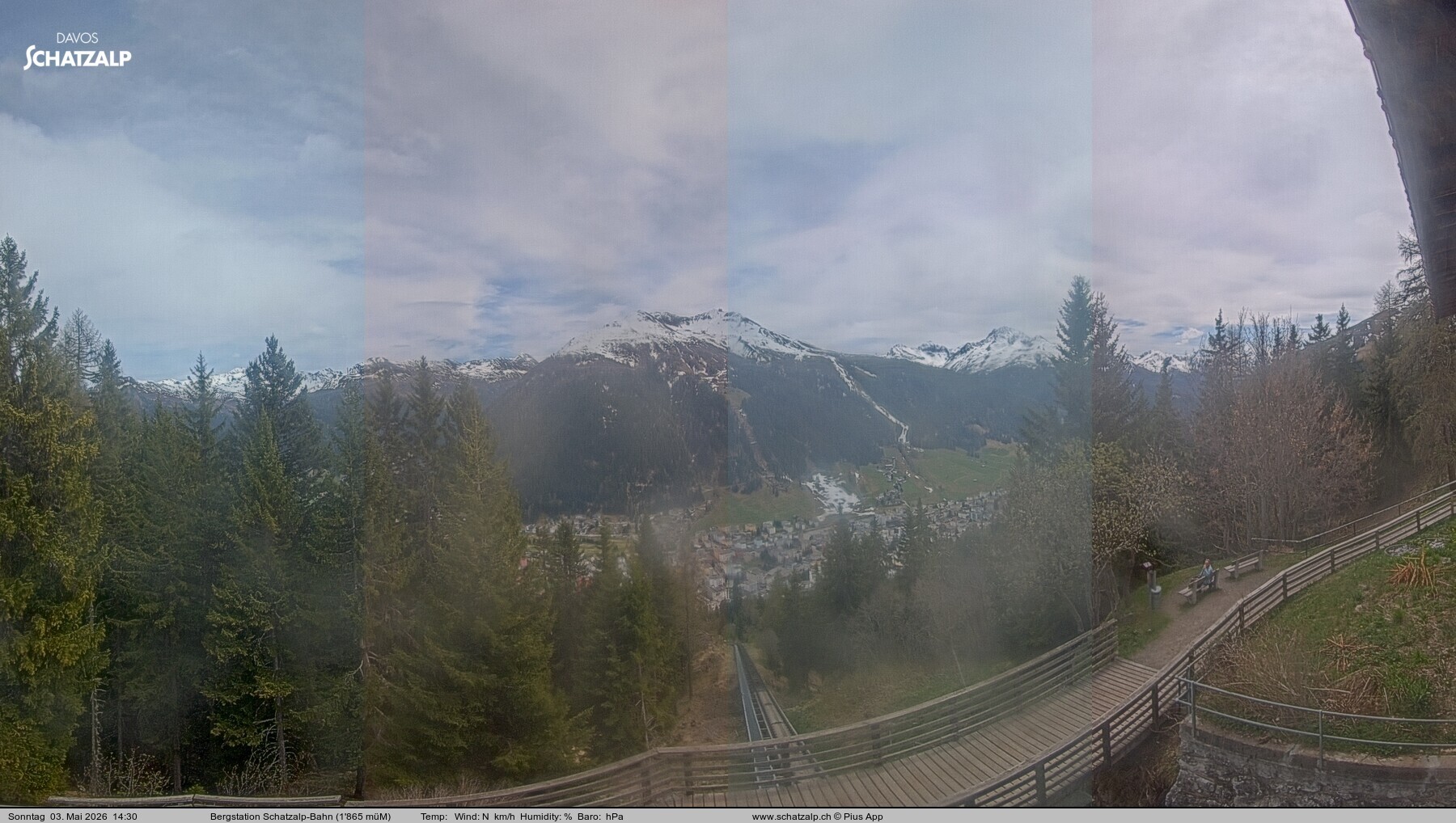 Archiv Foto Webcam Schatzalp