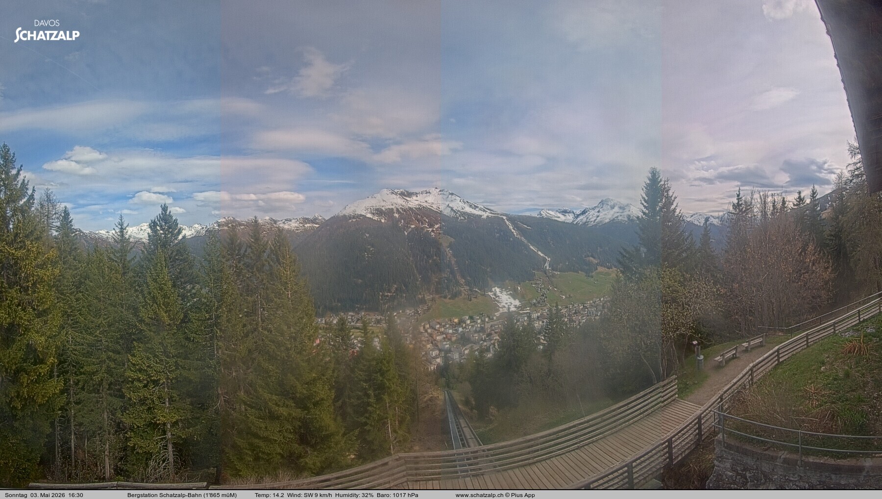 Archiv Foto Webcam Schatzalp