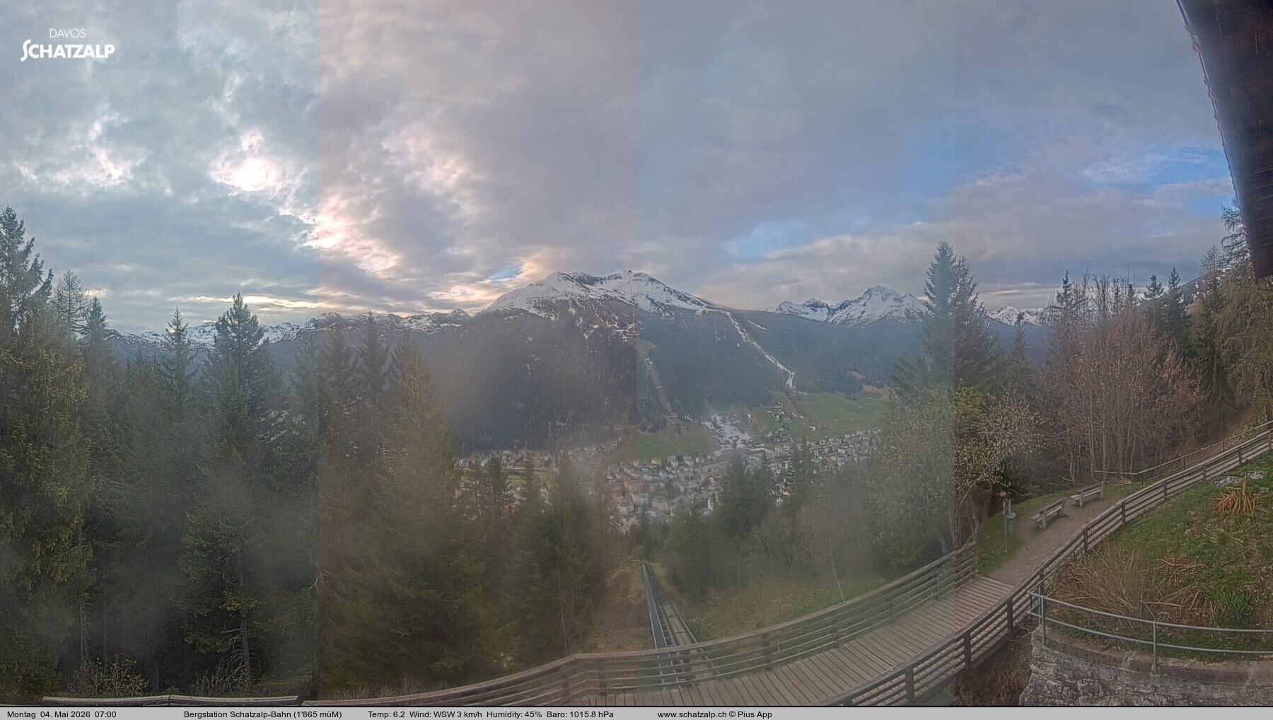 Archiv Foto Webcam Schatzalp