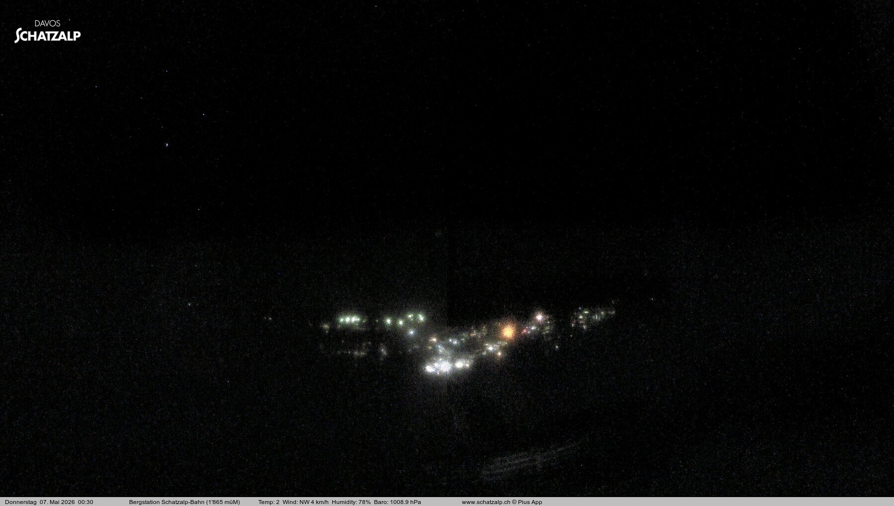 Archived image Webcam at Schatzalp