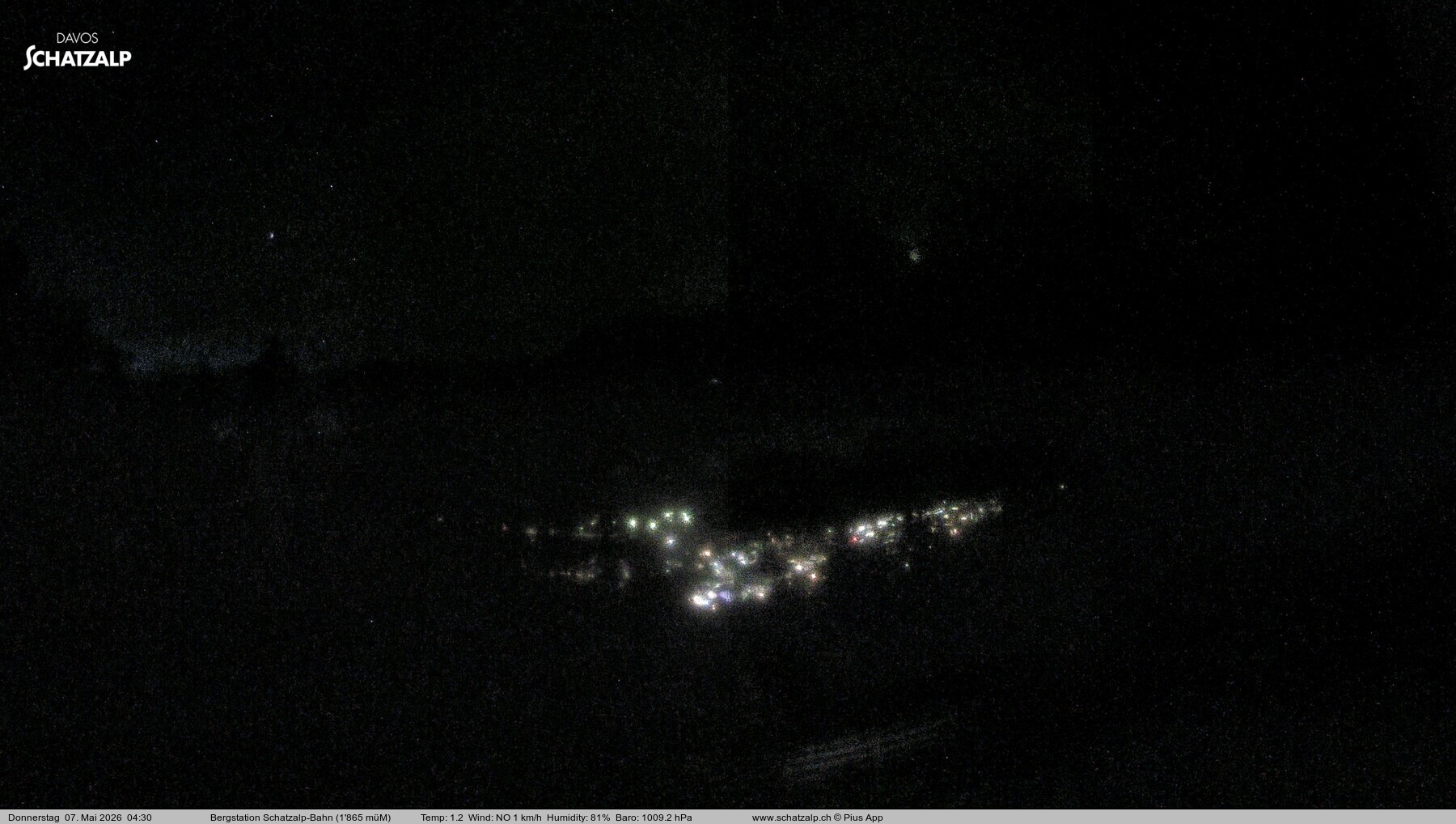 Archived image Webcam at Schatzalp