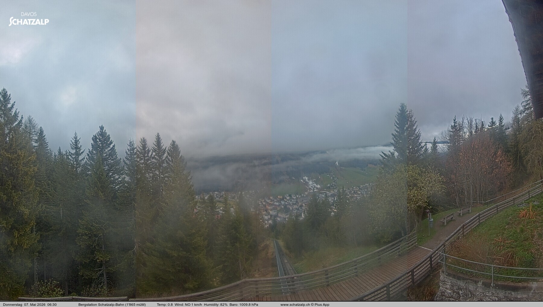 Archived image Webcam at Schatzalp