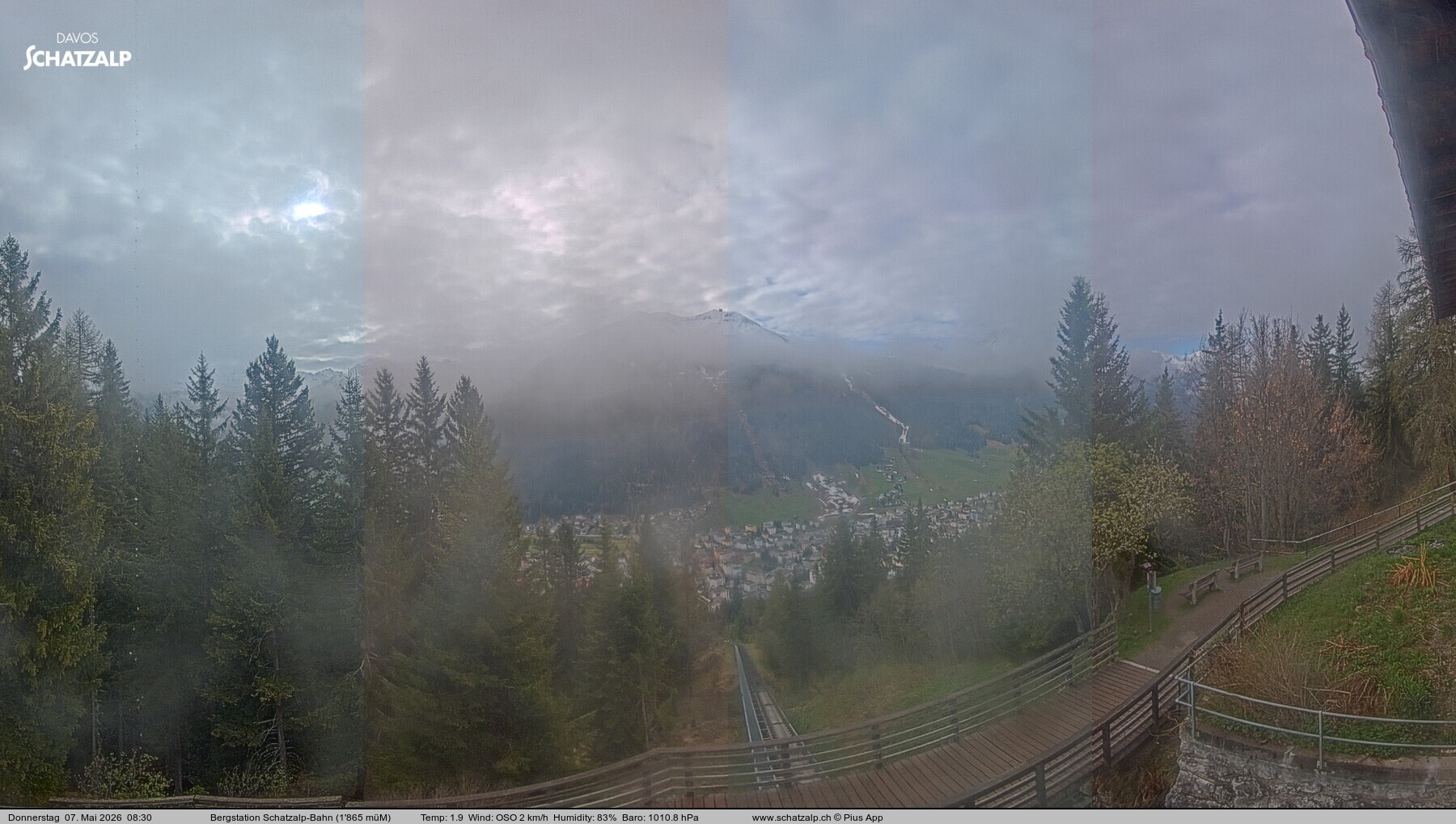 Archived image Webcam at Schatzalp