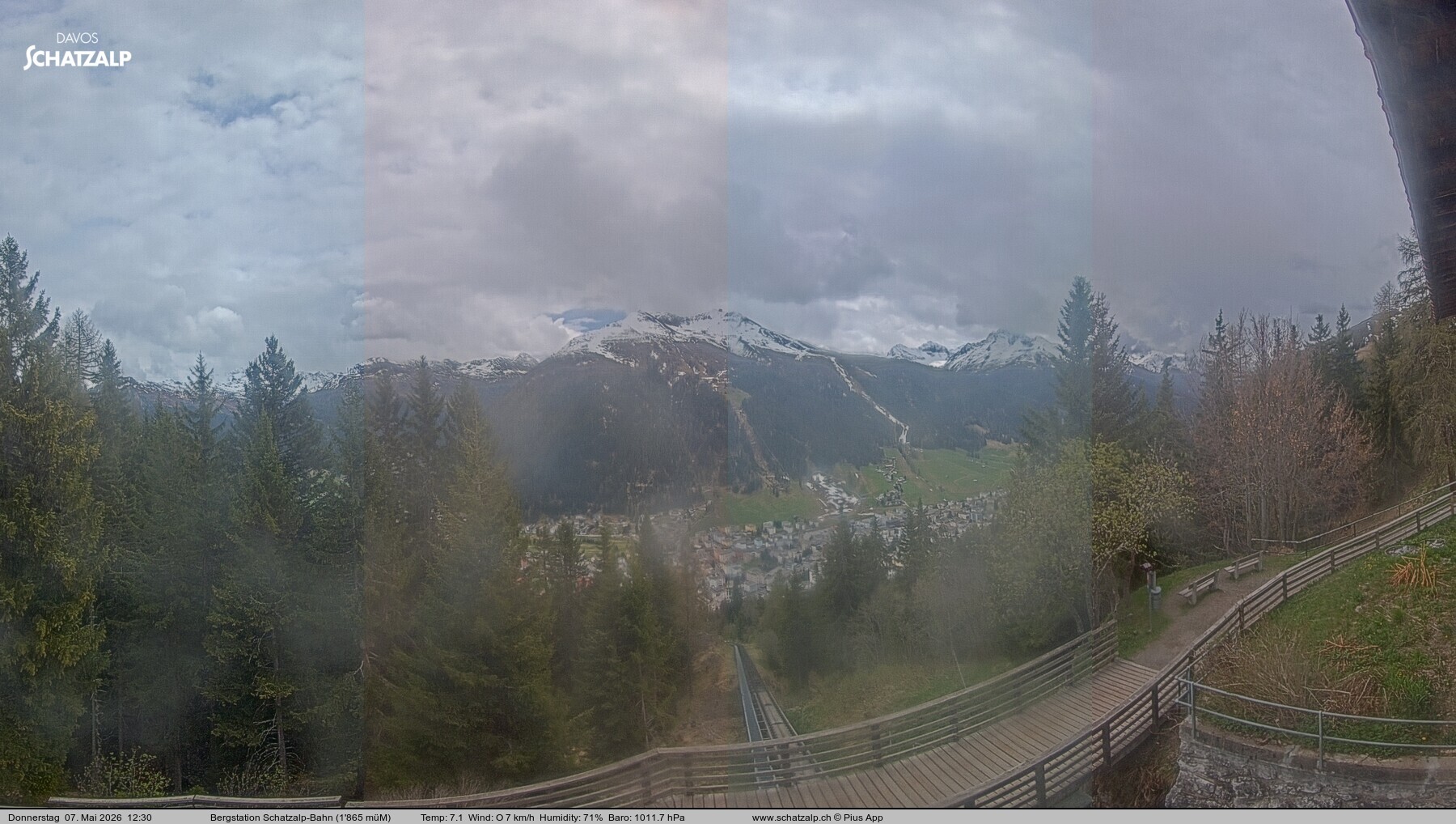 Archived image Webcam at Schatzalp