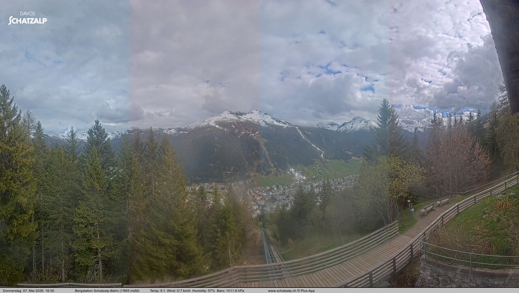 Archived image Webcam at Schatzalp