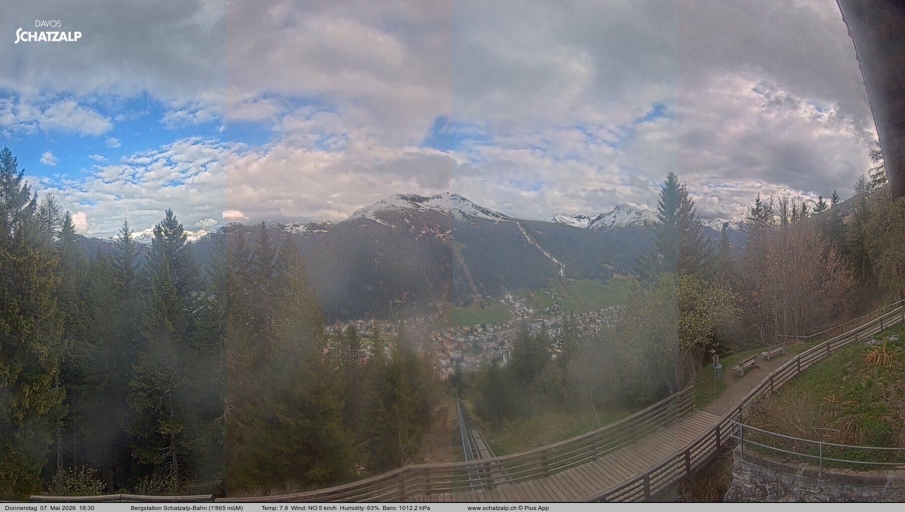 Archived image Webcam at Schatzalp