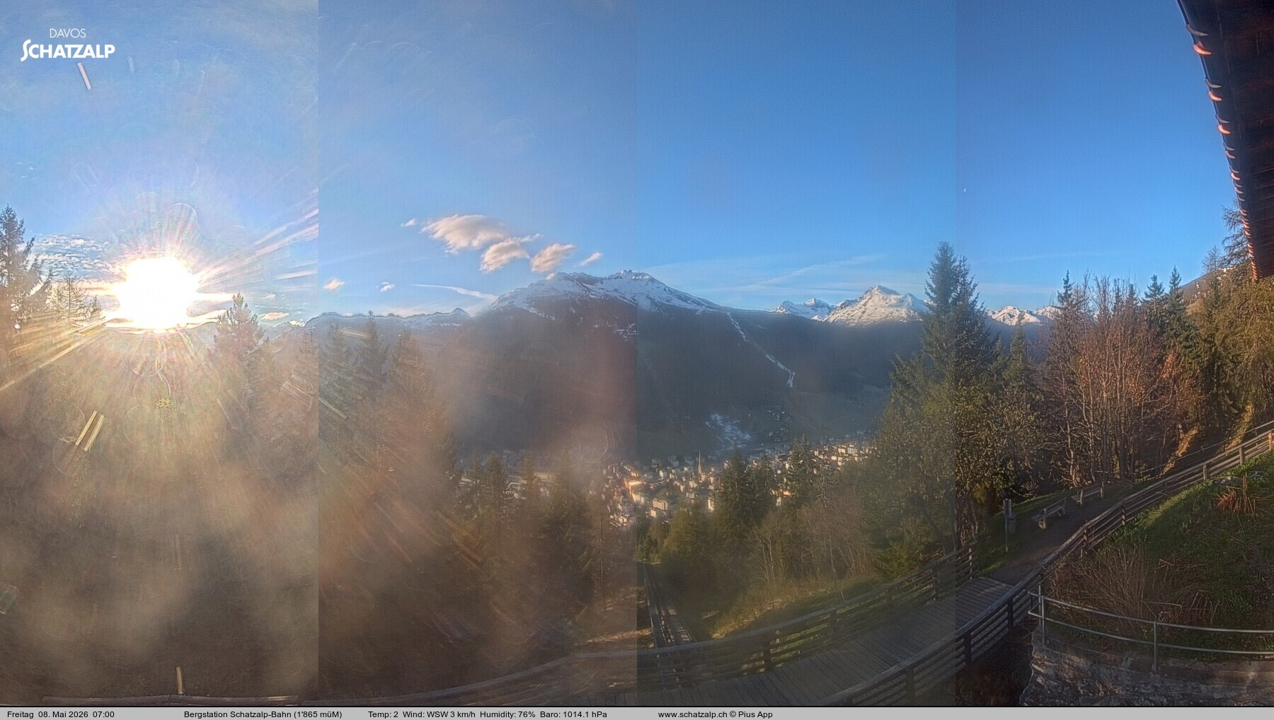 Archiv Foto Webcam Schatzalp