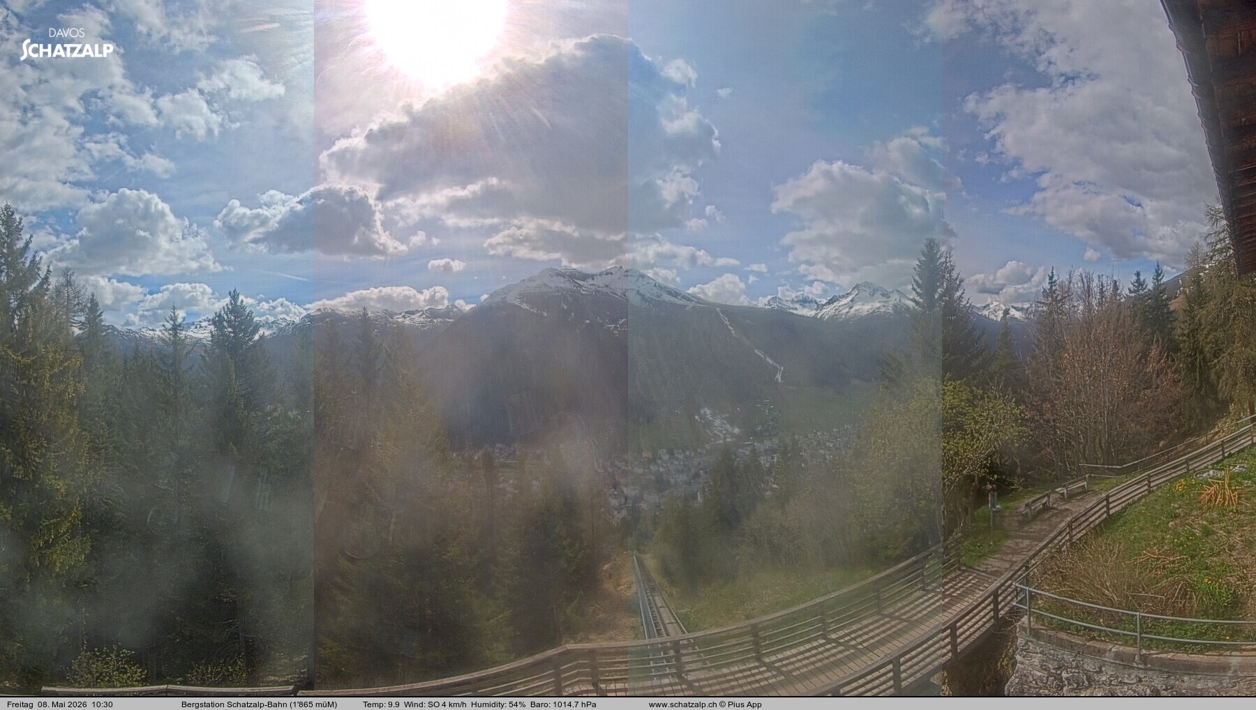 Archiv Foto Webcam Schatzalp