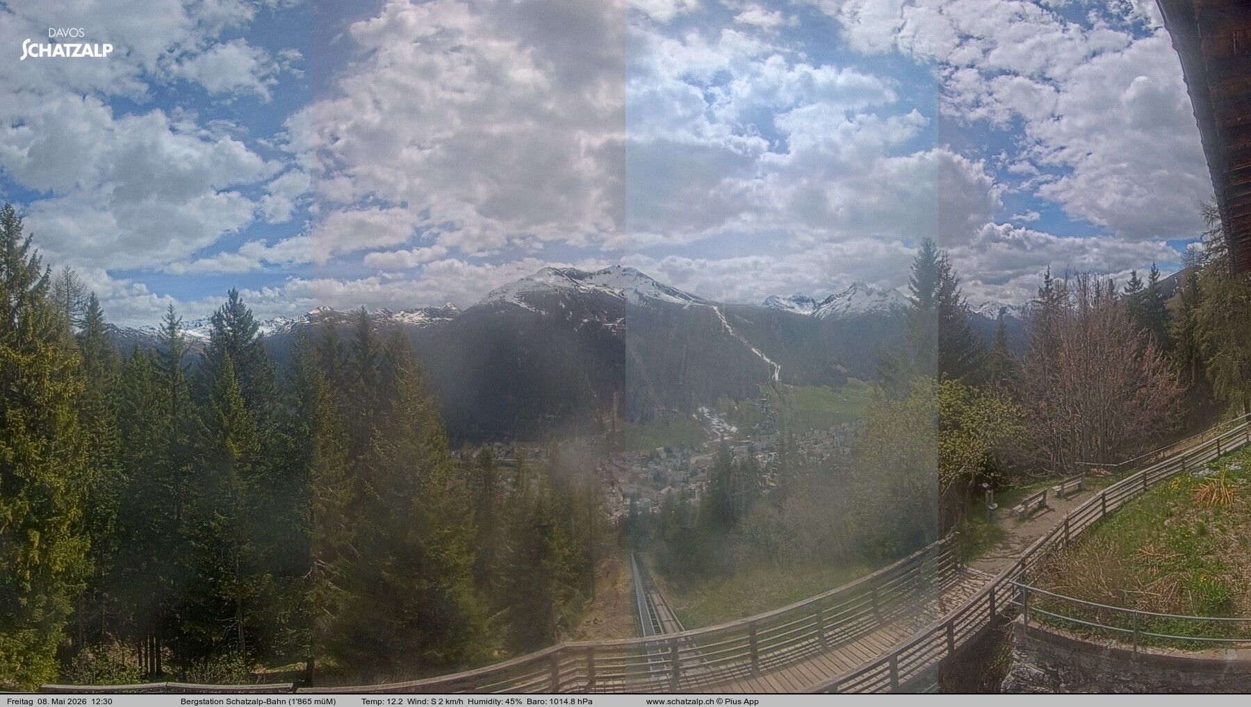 Archiv Foto Webcam Schatzalp