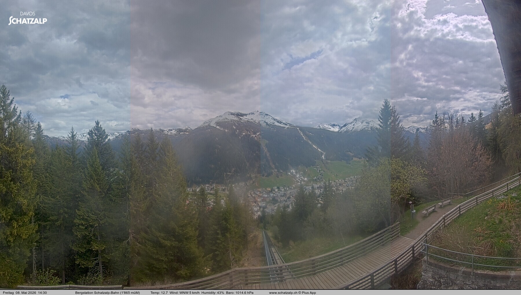 Archiv Foto Webcam Schatzalp