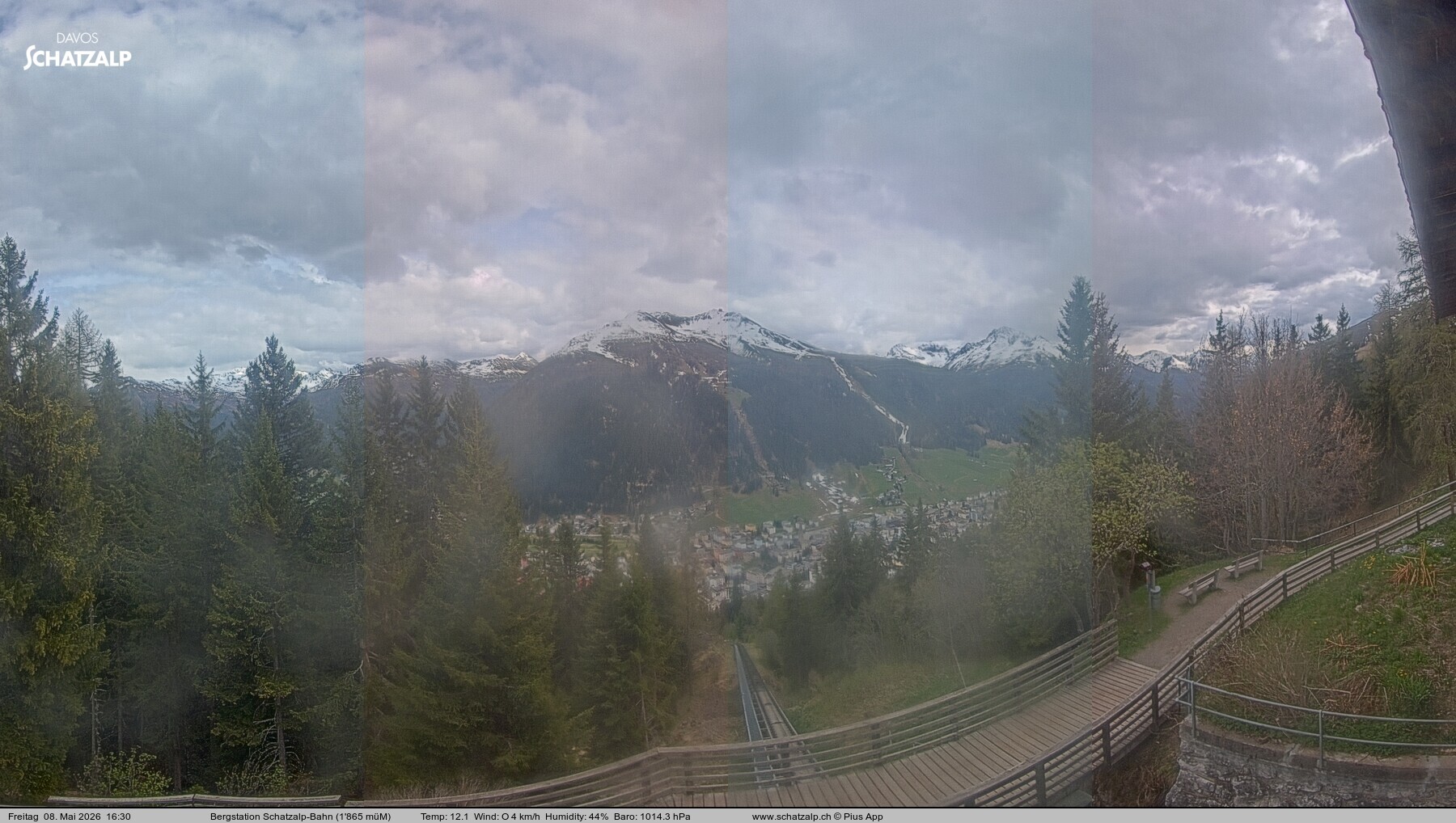 Archiv Foto Webcam Schatzalp
