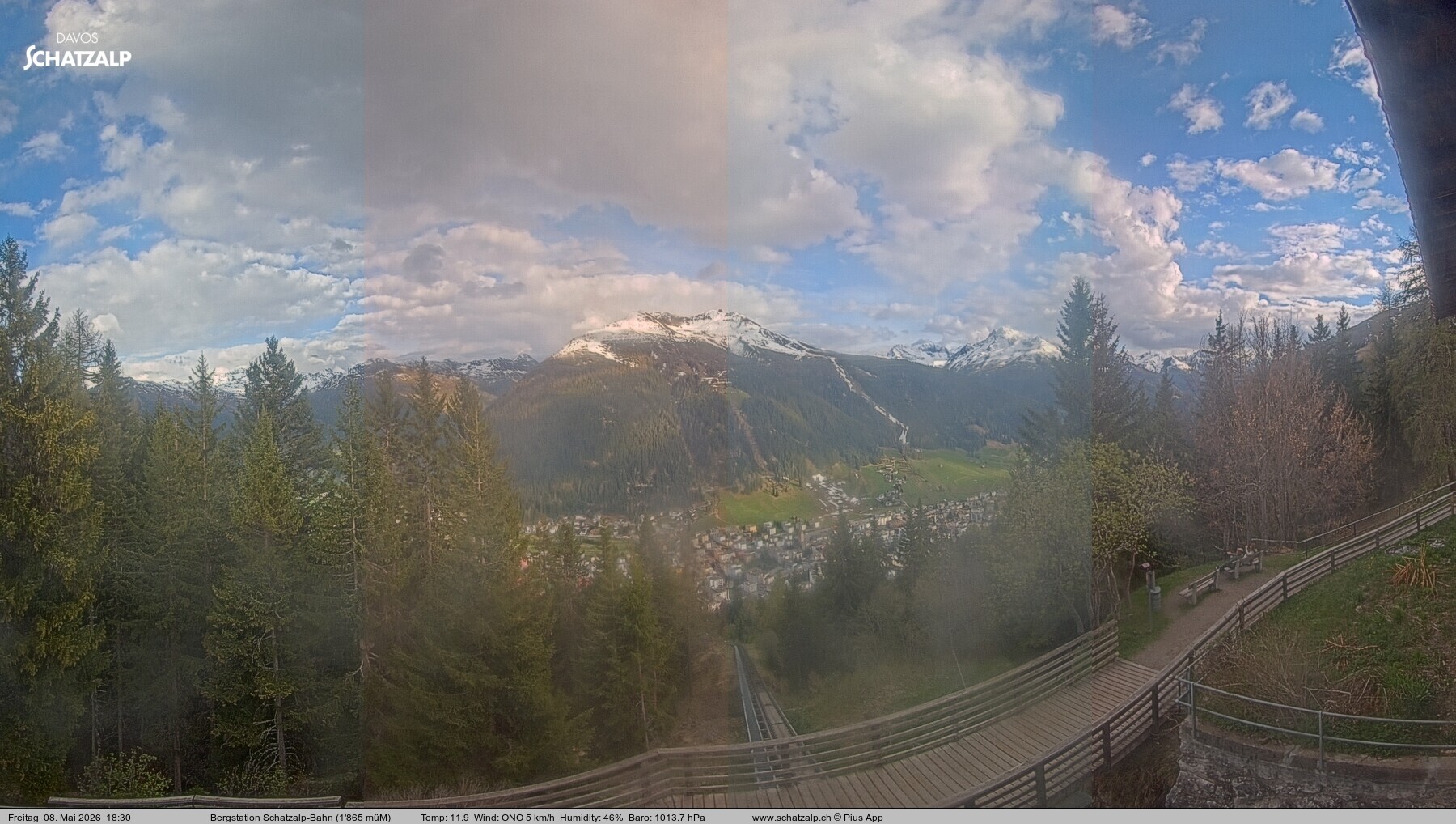 Archiv Foto Webcam Schatzalp