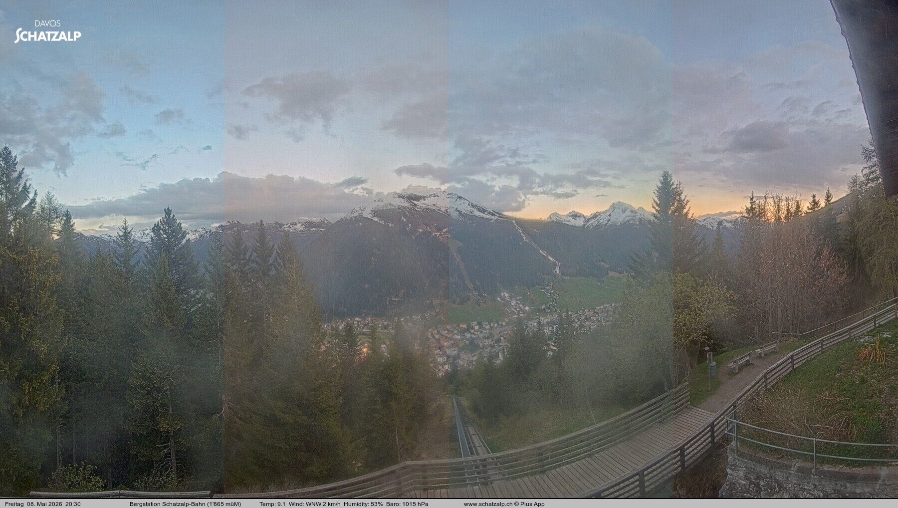 Archiv Foto Webcam Schatzalp