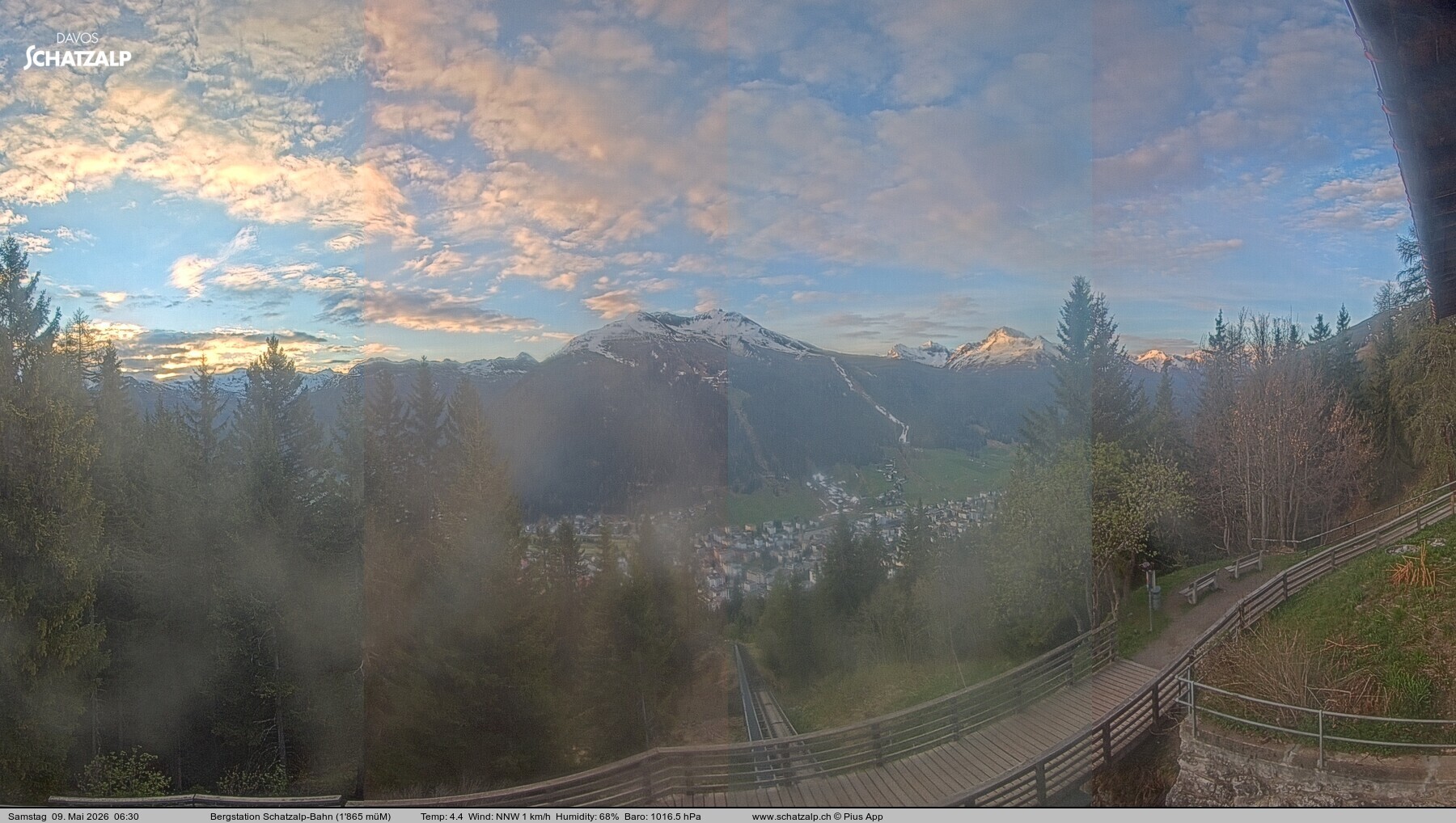 Archiv Foto Webcam Schatzalp
