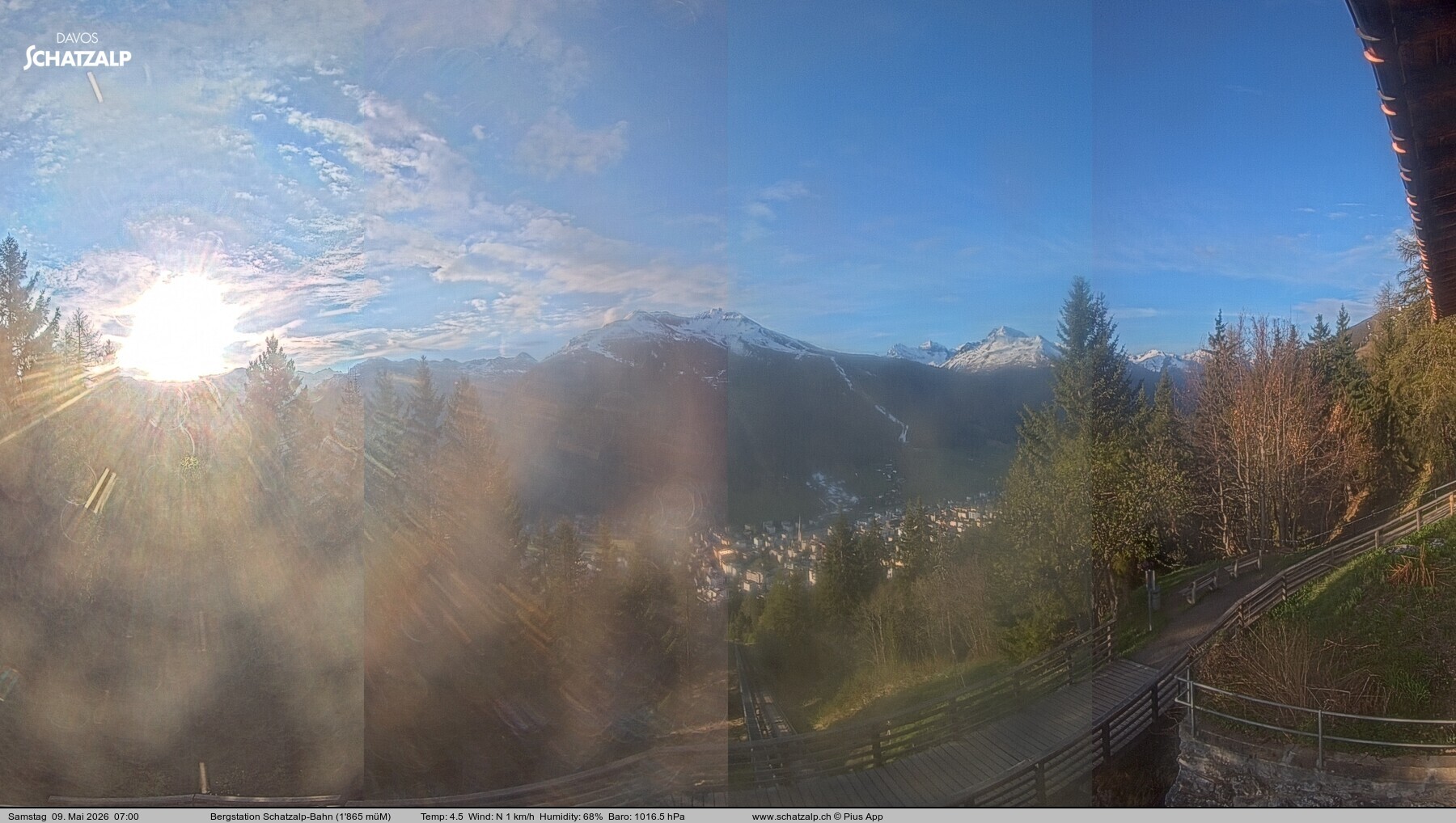 Archiv Foto Webcam Schatzalp