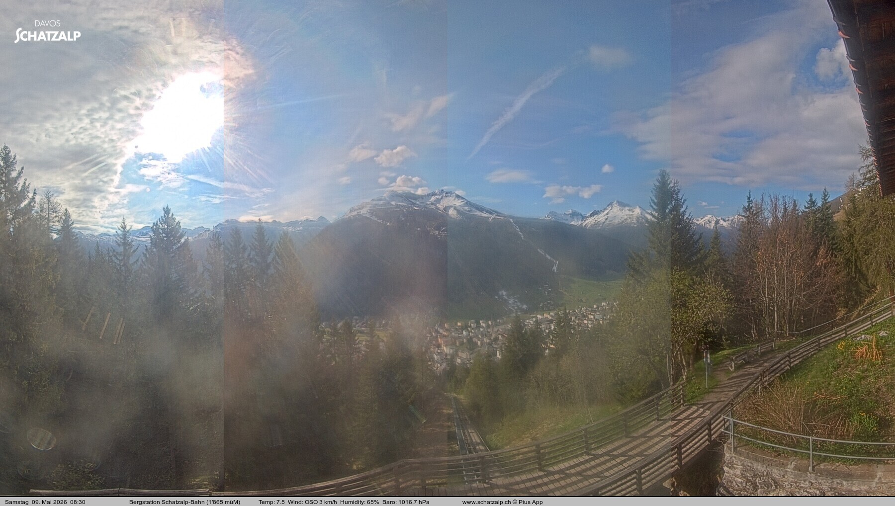 Archiv Foto Webcam Schatzalp