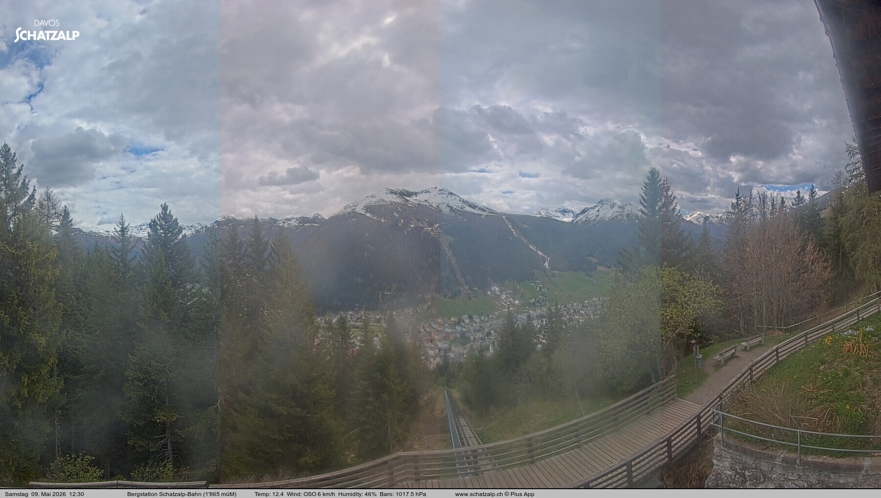 Archiv Foto Webcam Schatzalp