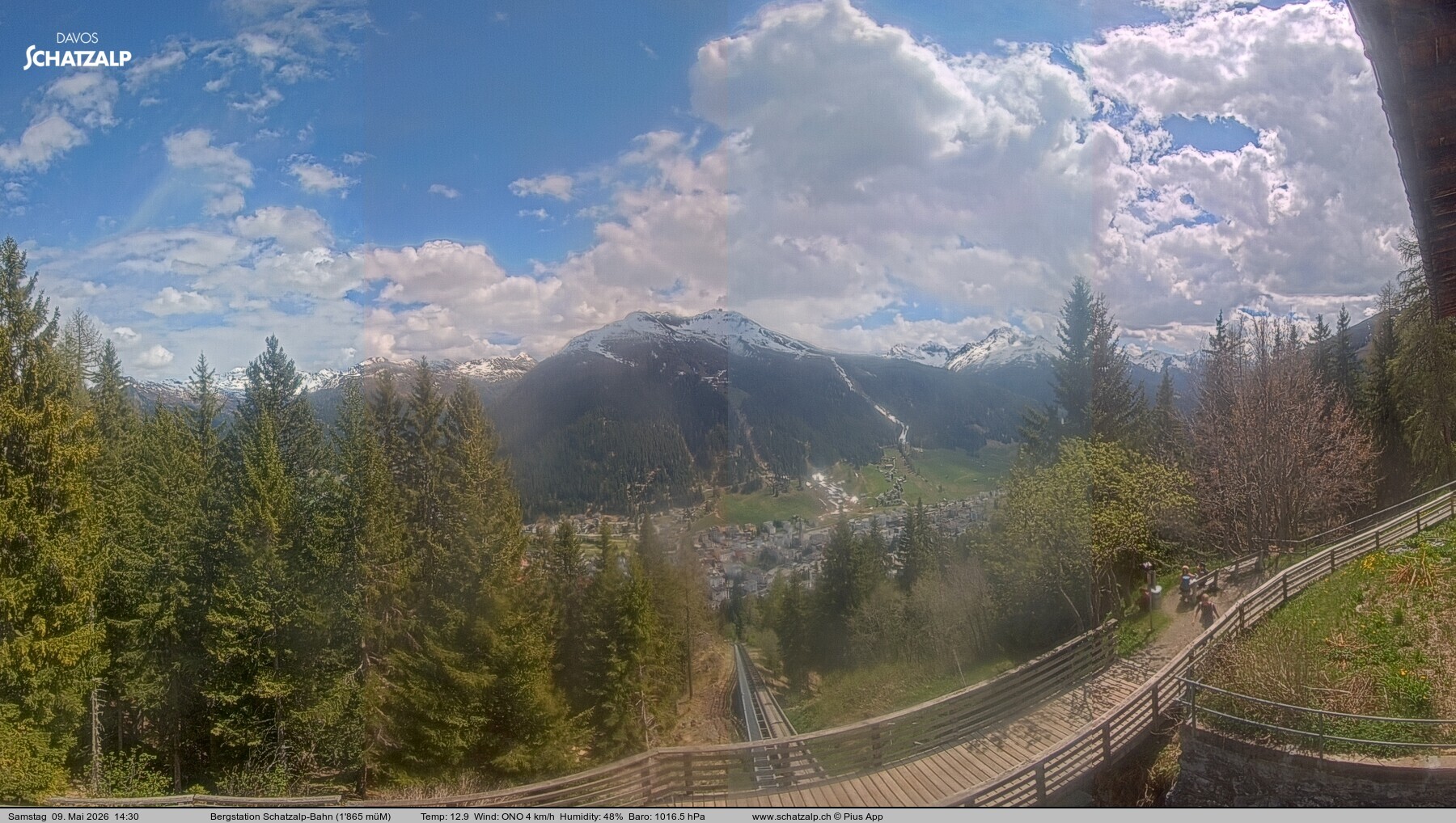 Archiv Foto Webcam Schatzalp