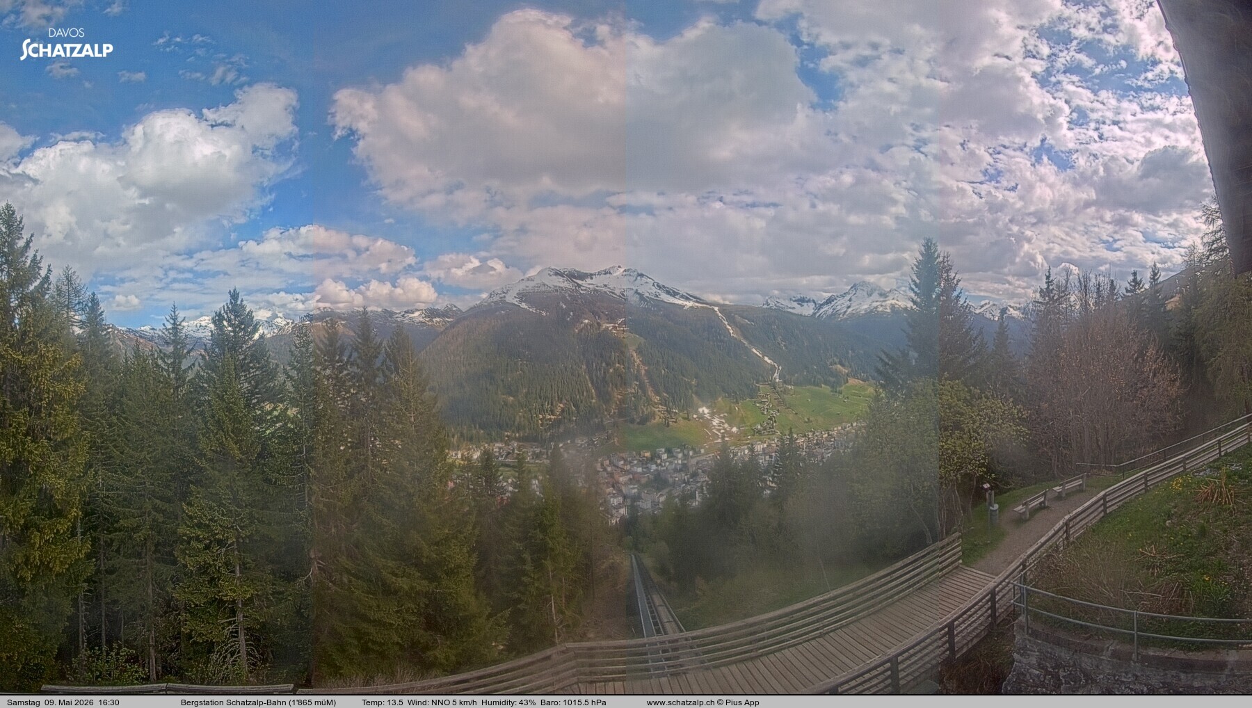 Archiv Foto Webcam Schatzalp