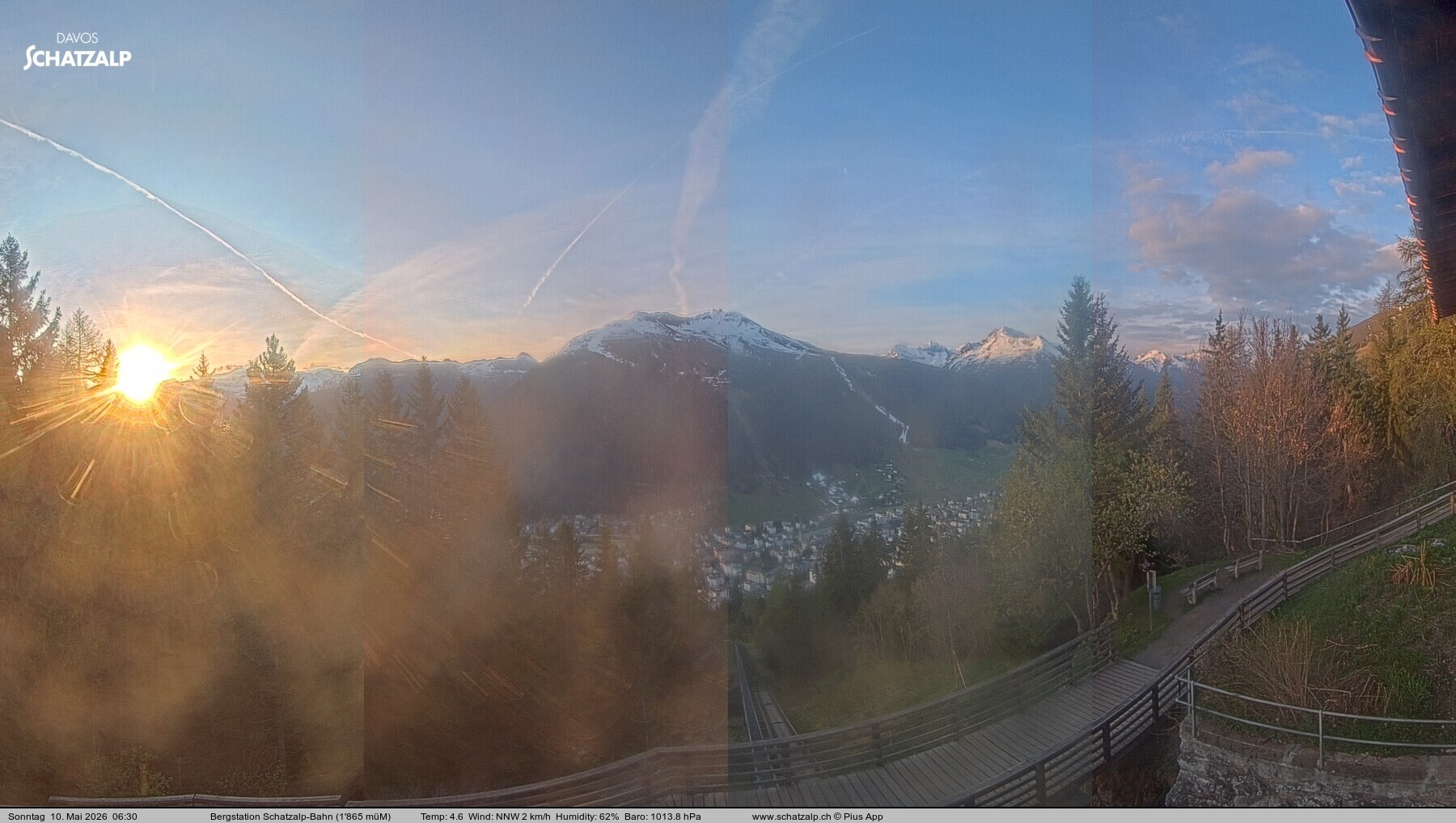 Archiv Foto Webcam Schatzalp