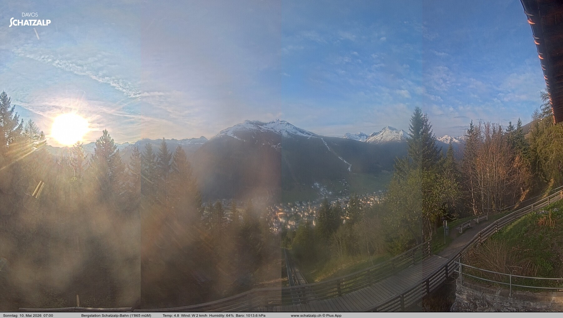 Archiv Foto Webcam Schatzalp