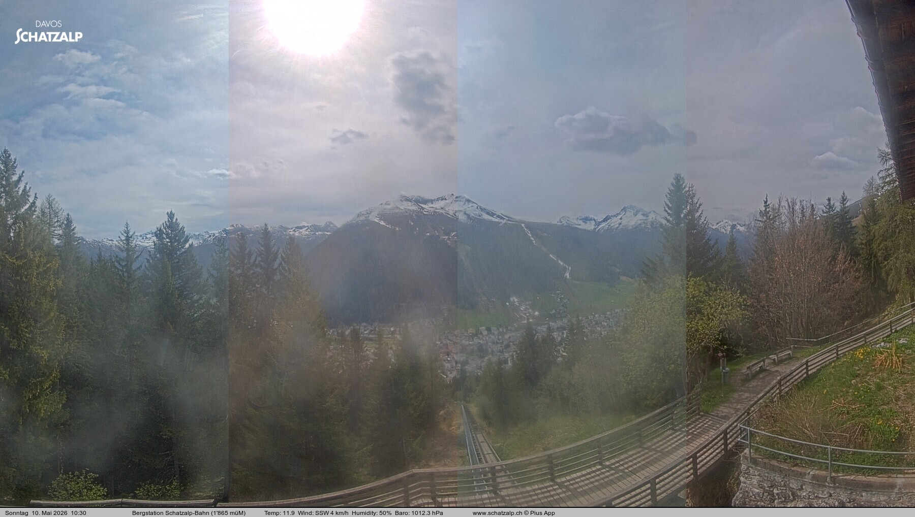 Archiv Foto Webcam Schatzalp