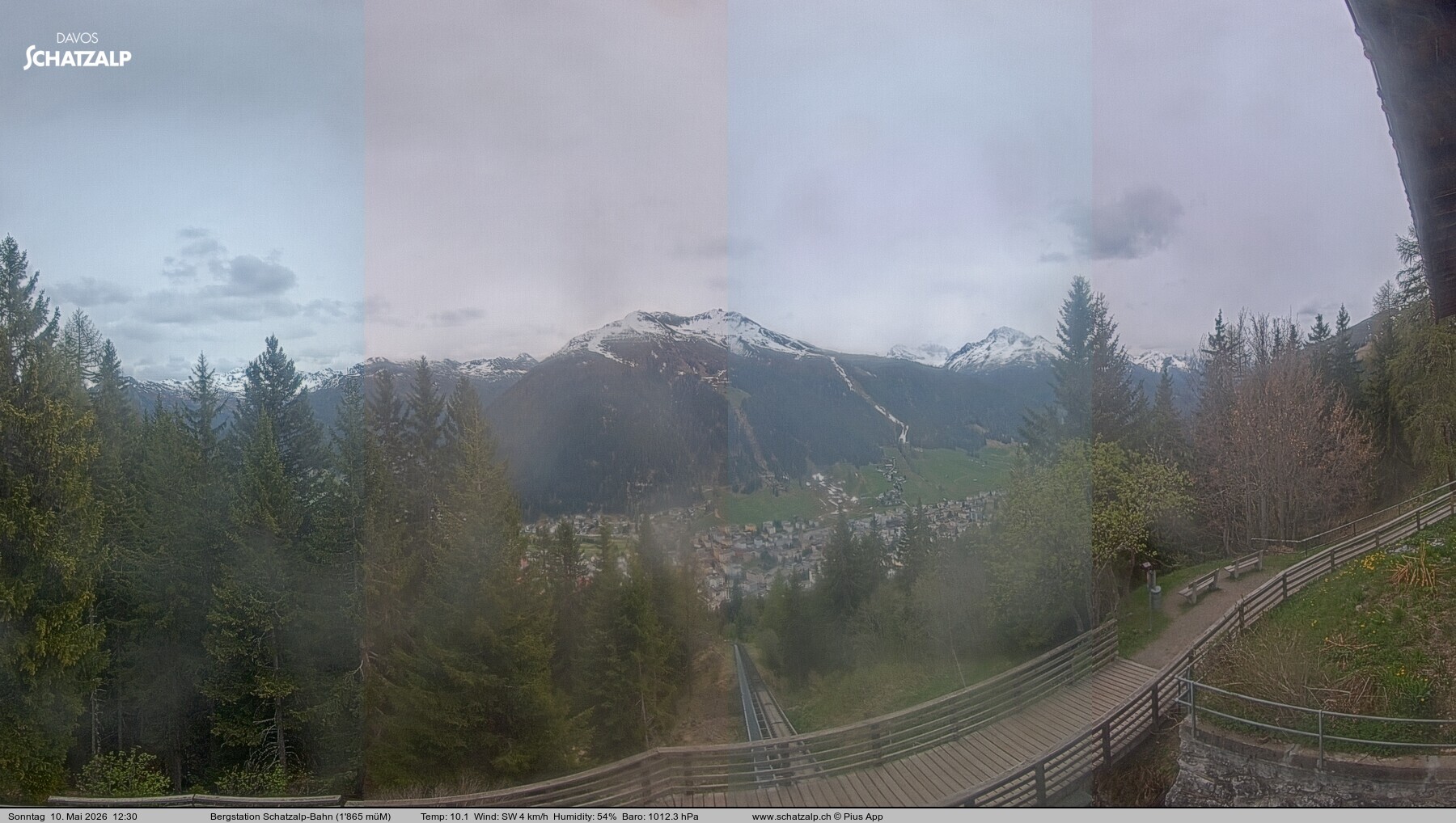 Archiv Foto Webcam Schatzalp