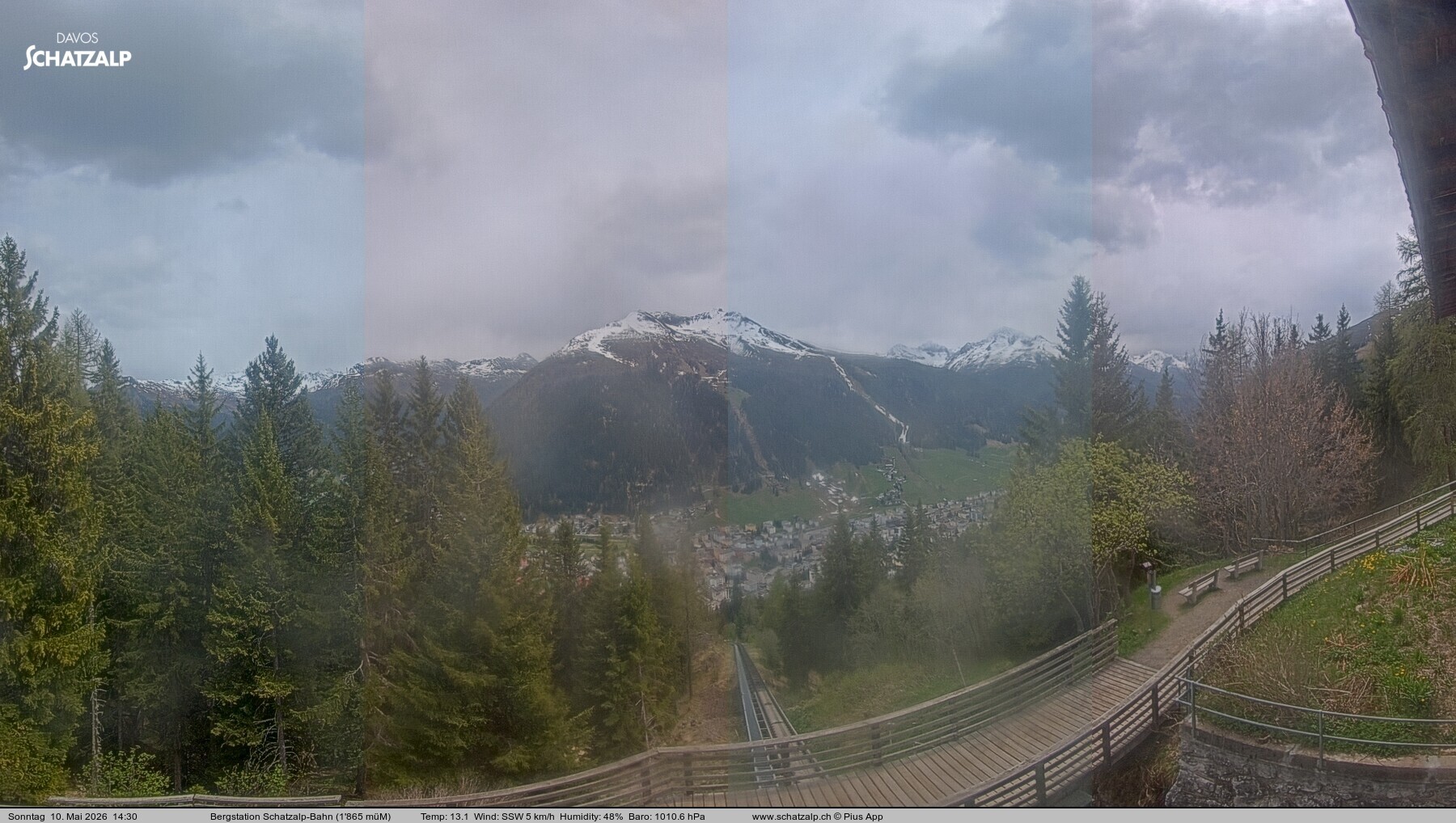 Archiv Foto Webcam Schatzalp