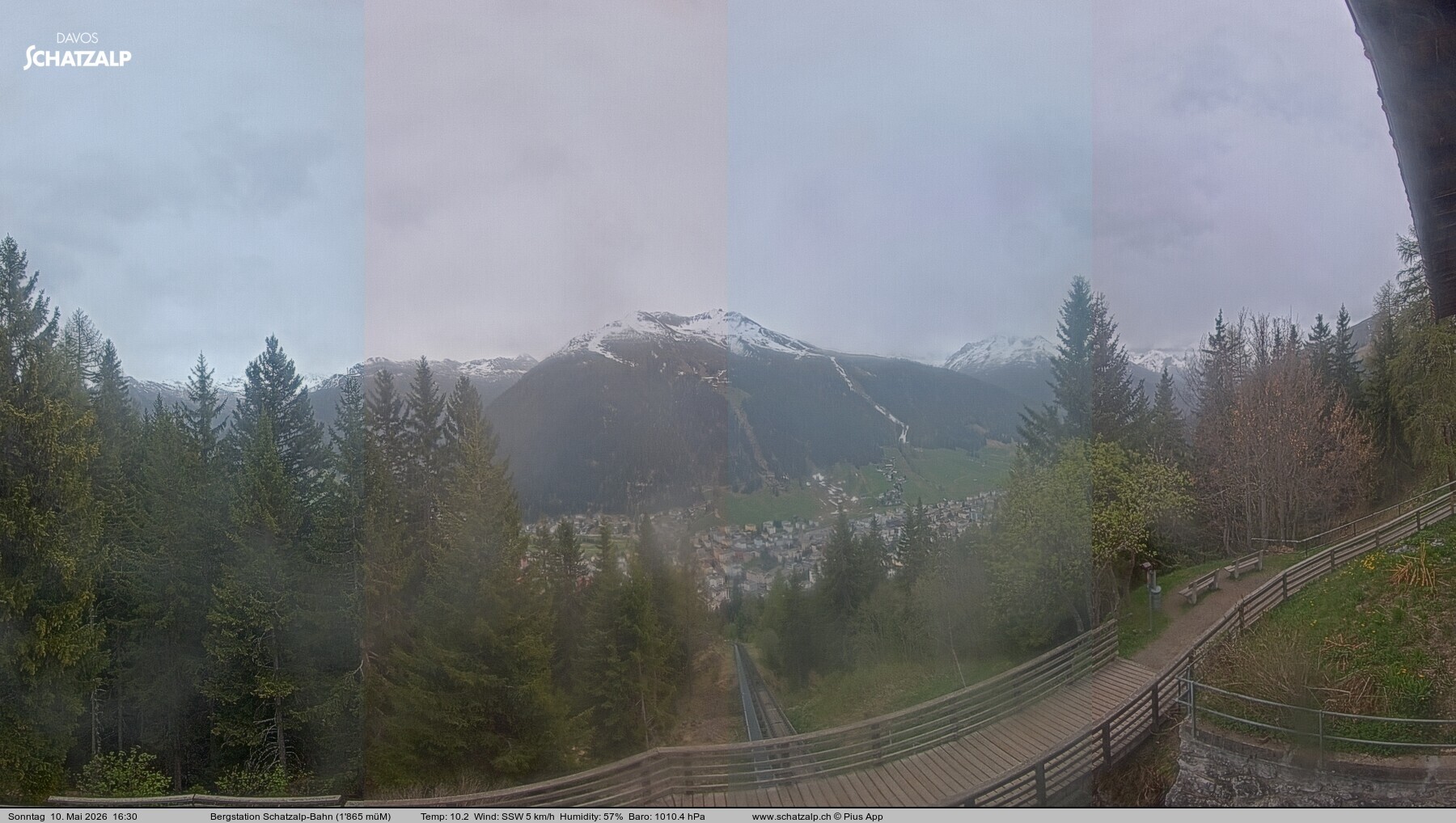 Archiv Foto Webcam Schatzalp