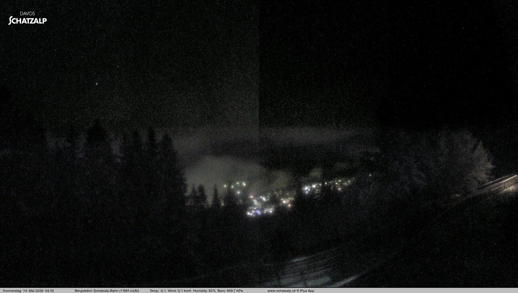 Archived image Webcam at Schatzalp