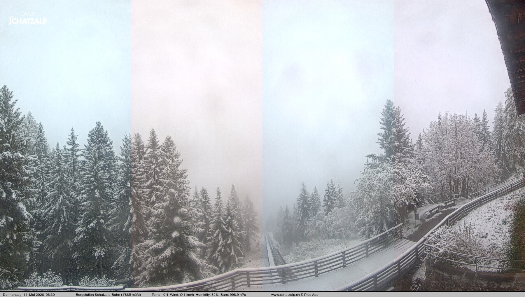 Archived image Webcam at Schatzalp