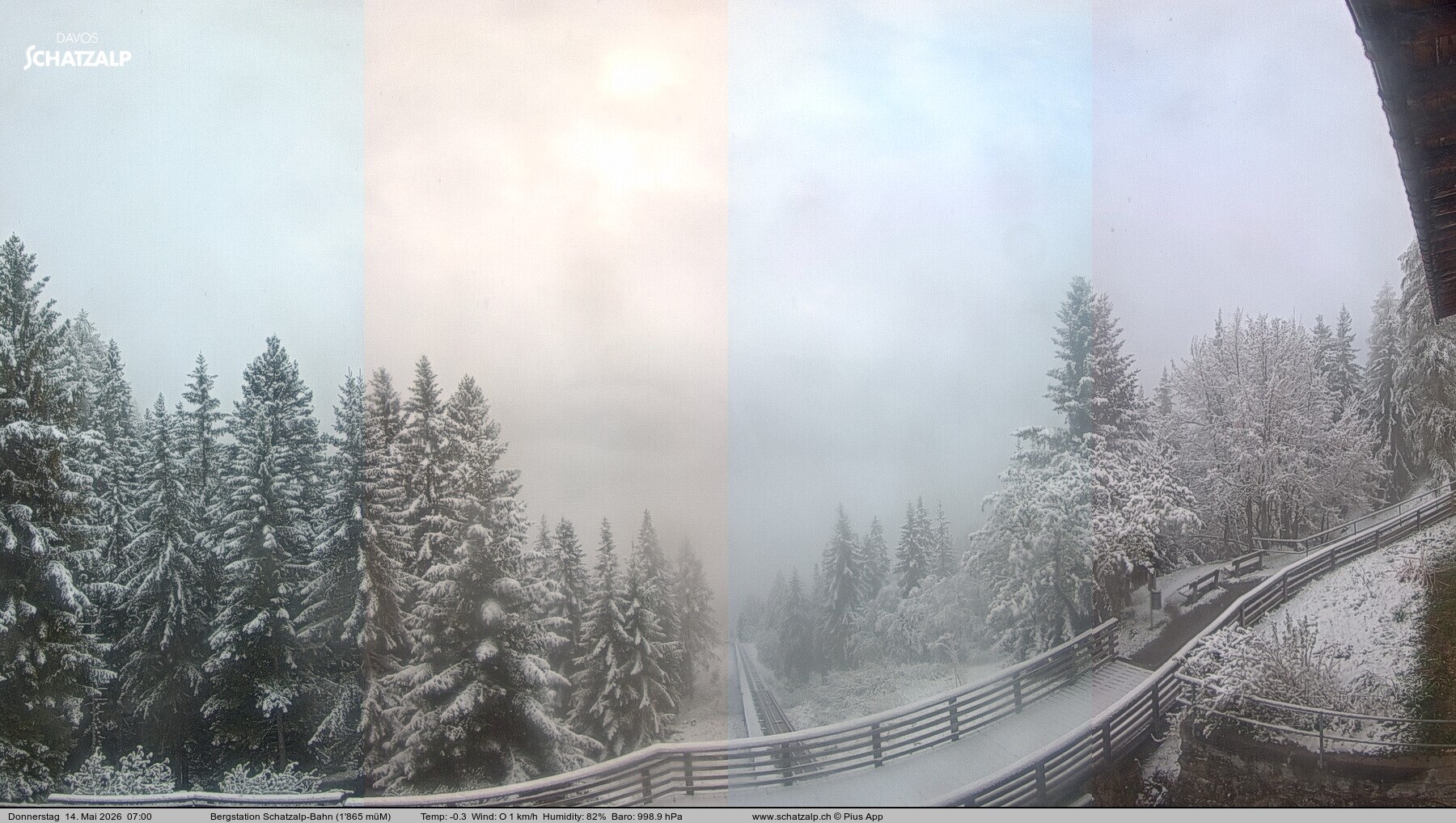 Archiv Foto Webcam Schatzalp