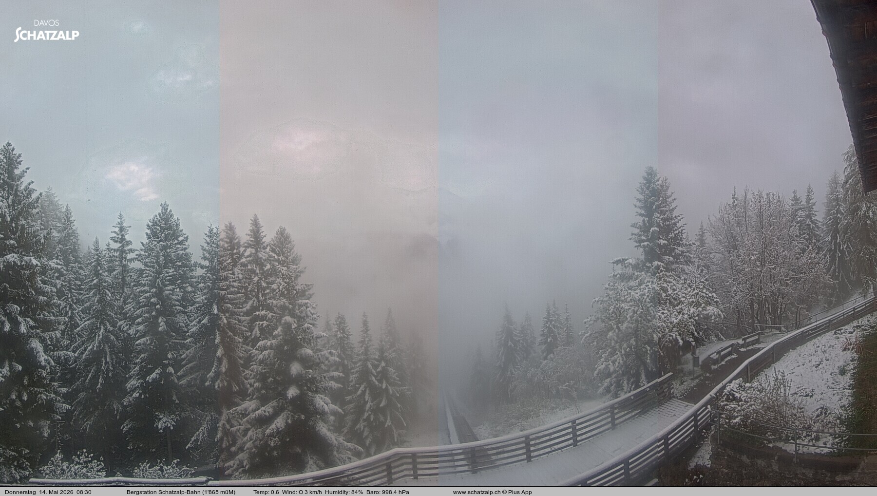Archiv Foto Webcam Schatzalp