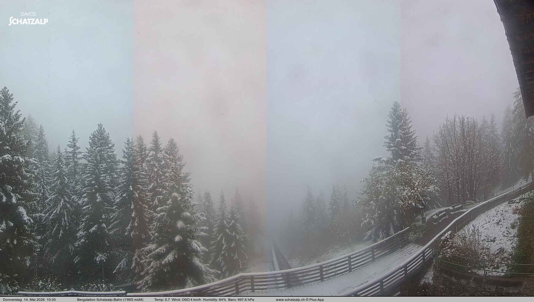 Archiv Foto Webcam Schatzalp