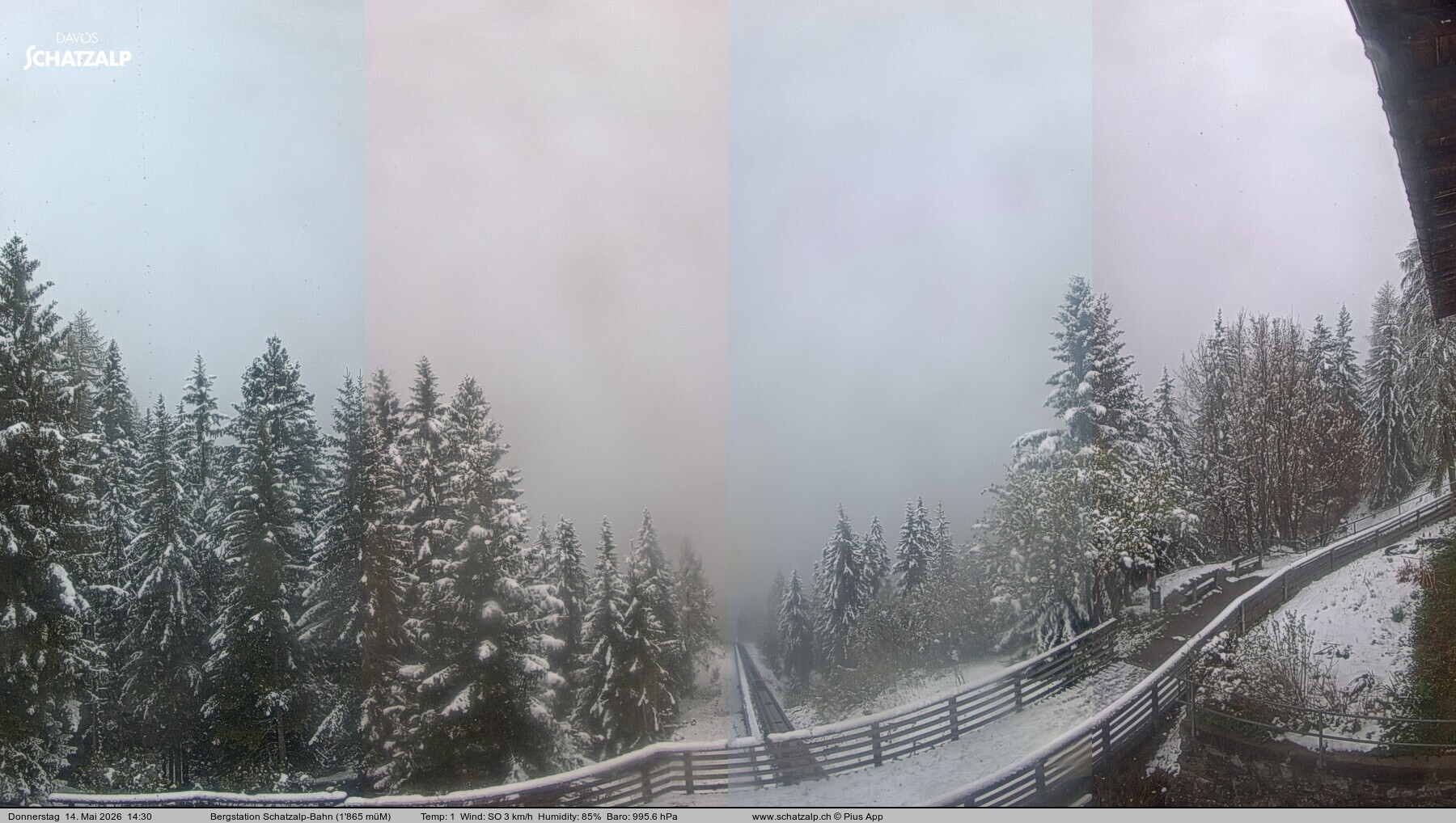 Archiv Foto Webcam Schatzalp