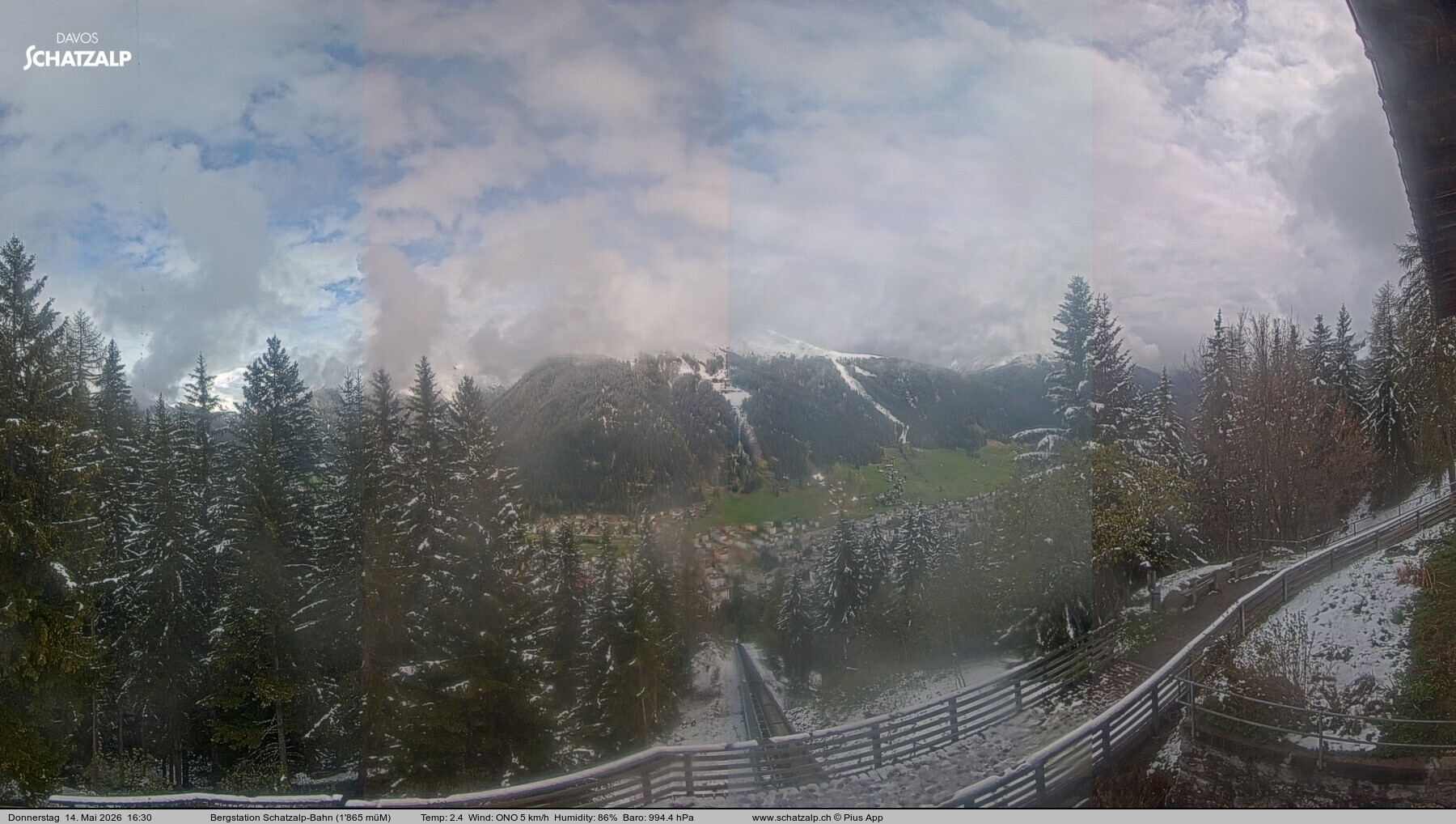 Archiv Foto Webcam Schatzalp