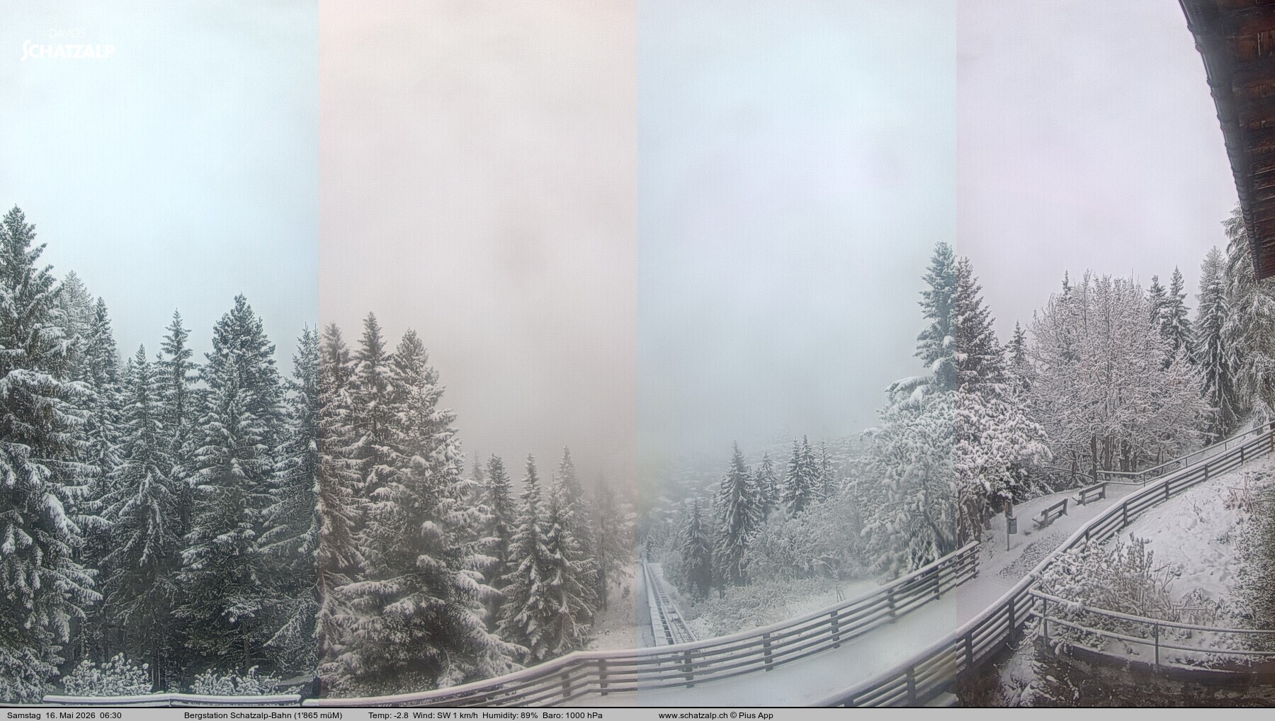 Archived image Webcam at Schatzalp