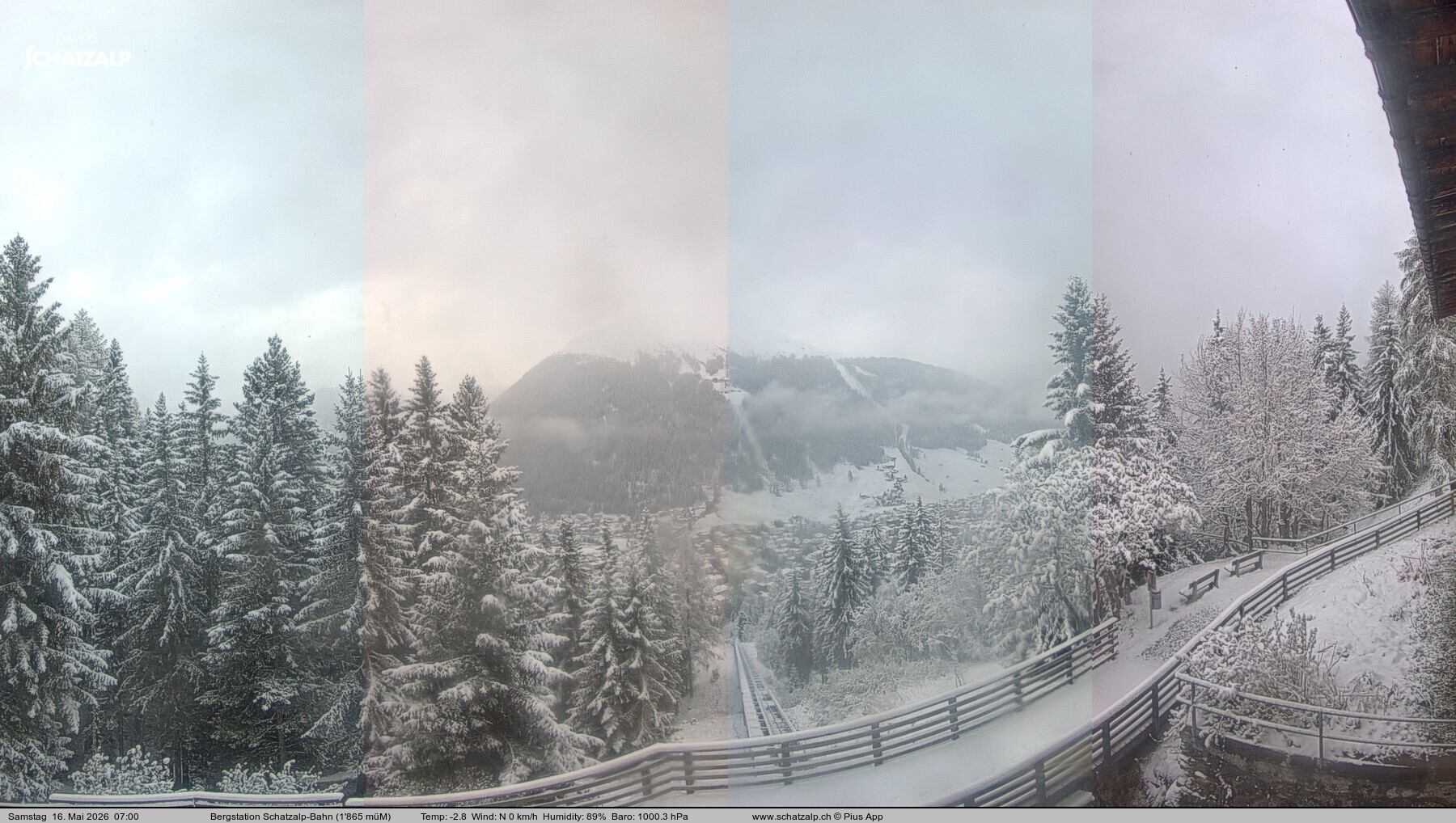 Archived image Webcam at Schatzalp