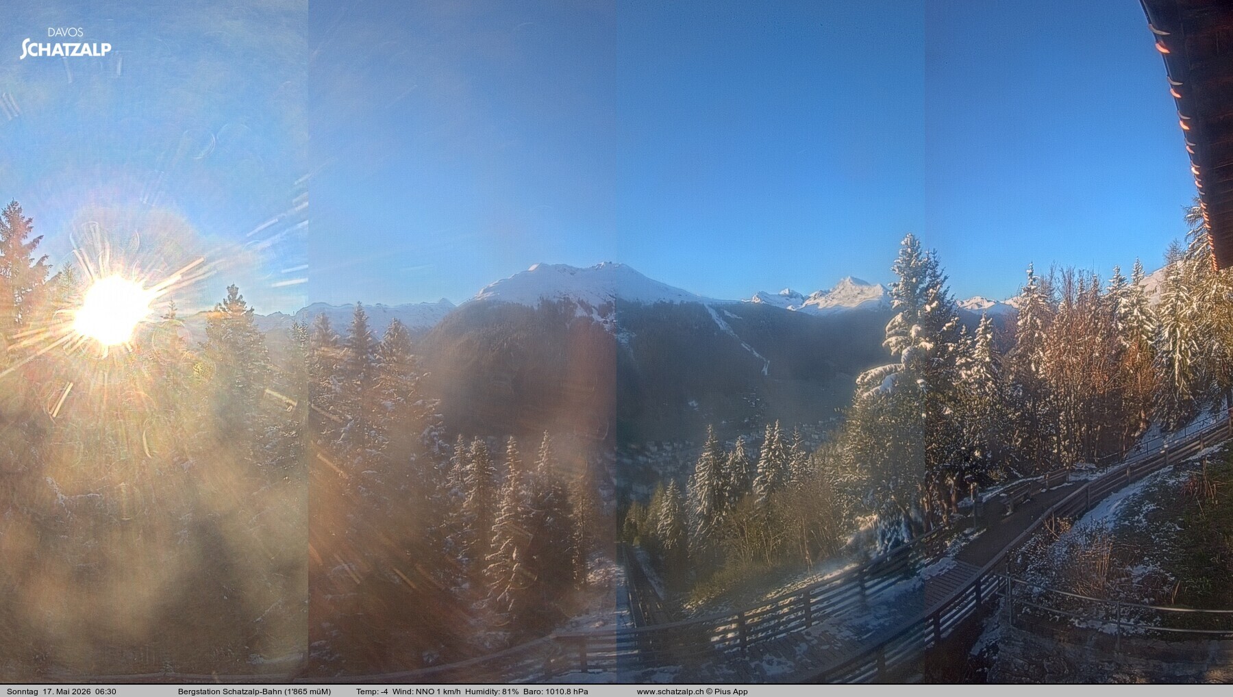 Archiv Foto Webcam Schatzalp
