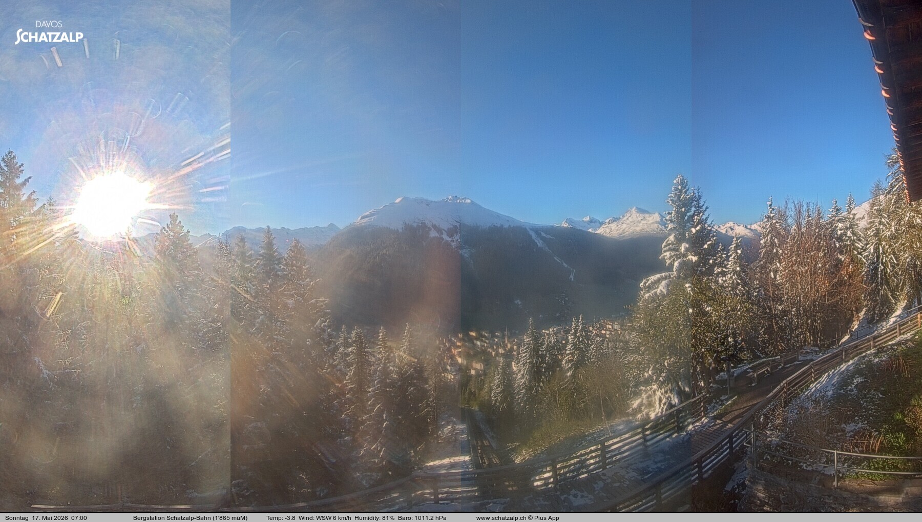 Archiv Foto Webcam Schatzalp