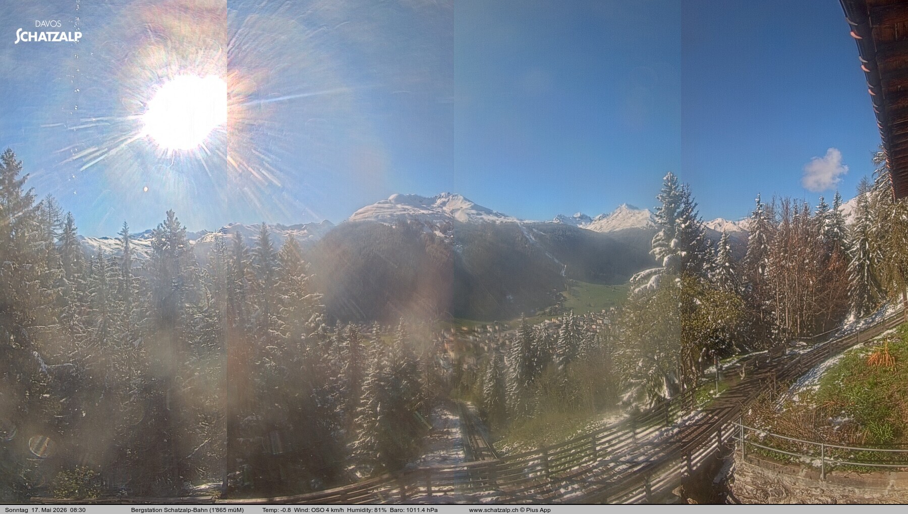 Archiv Foto Webcam Schatzalp