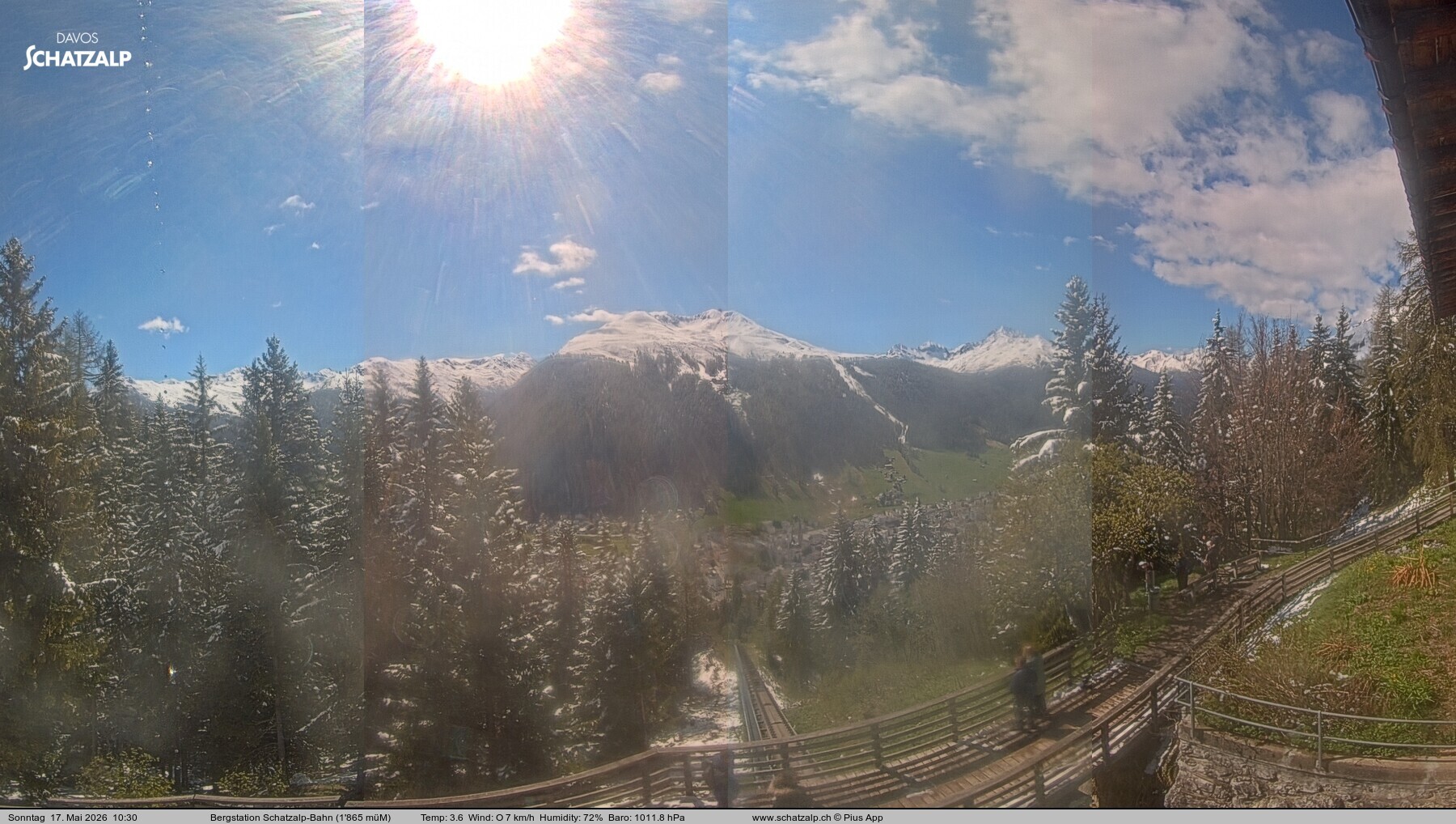 Archiv Foto Webcam Schatzalp
