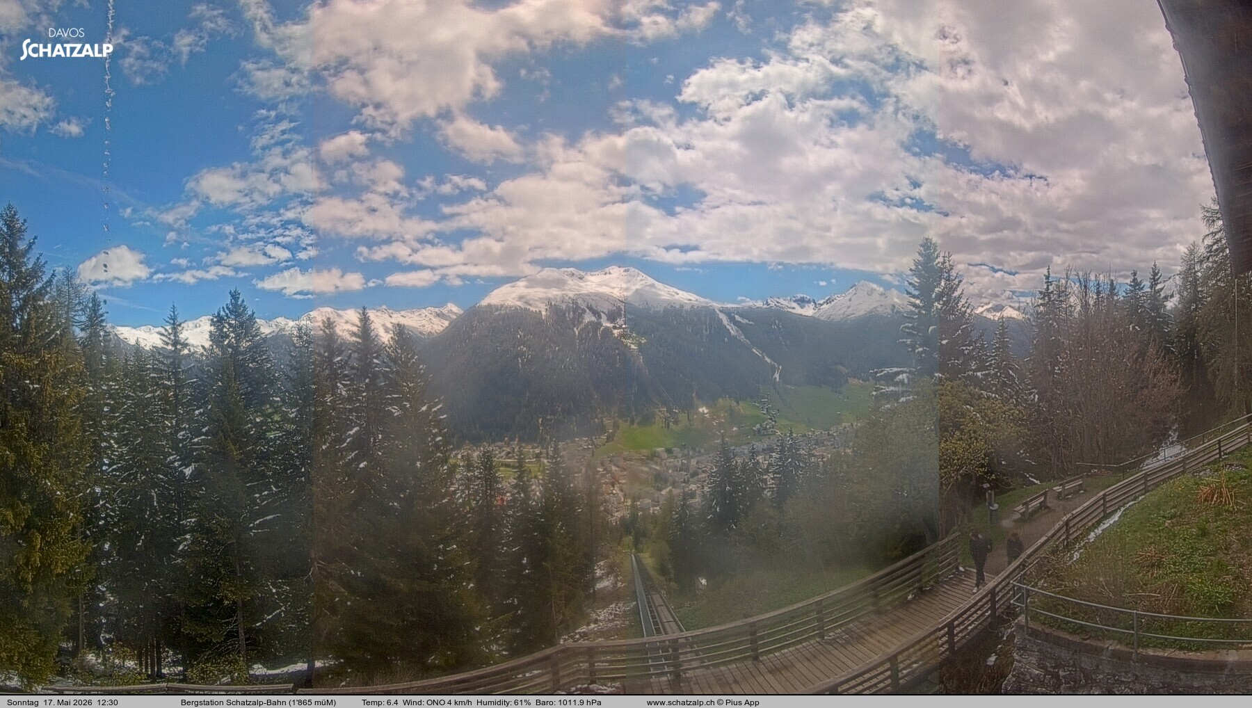 Archiv Foto Webcam Schatzalp