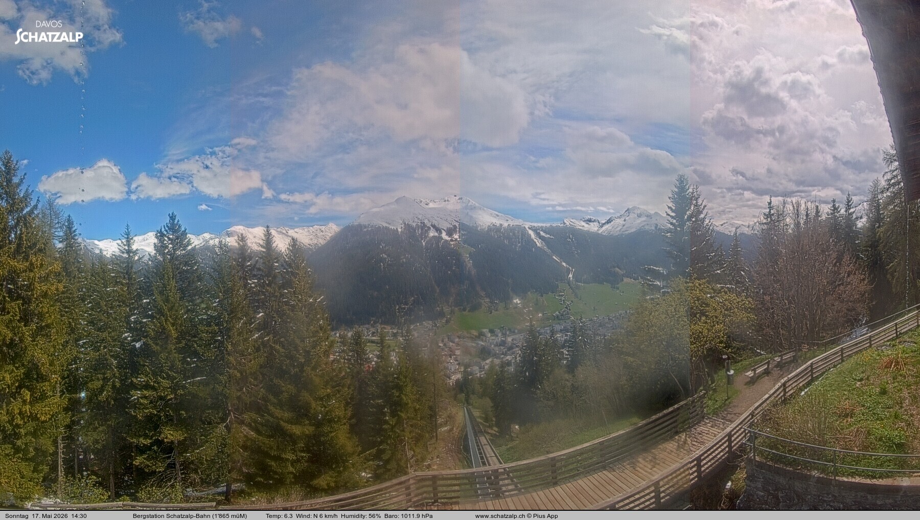 Archiv Foto Webcam Schatzalp